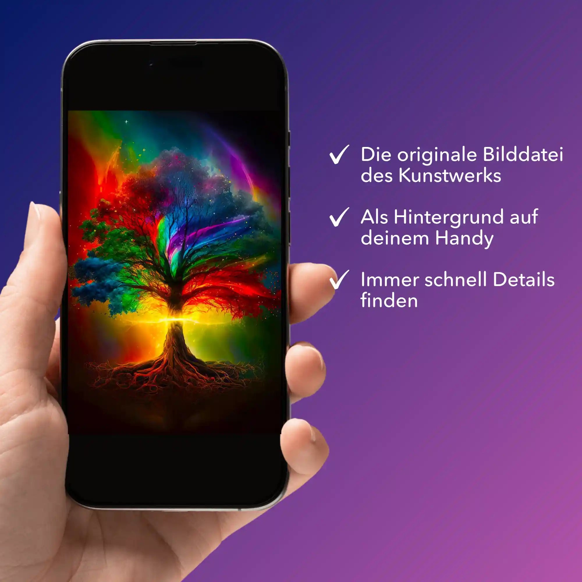 Digitale Bildmappe - Lebensbaum der Tausend Farben