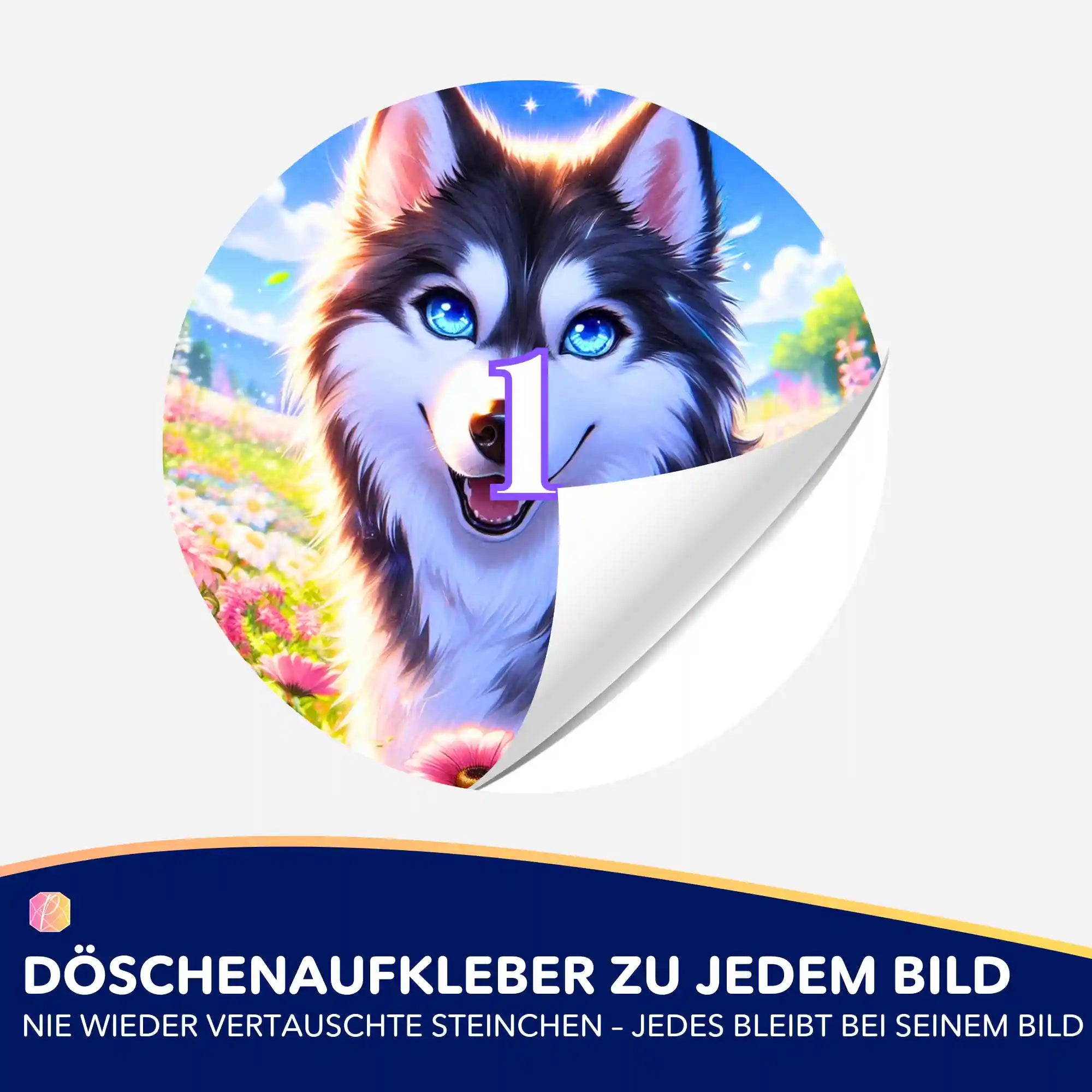 Döschenaufkleber - Sommerblick