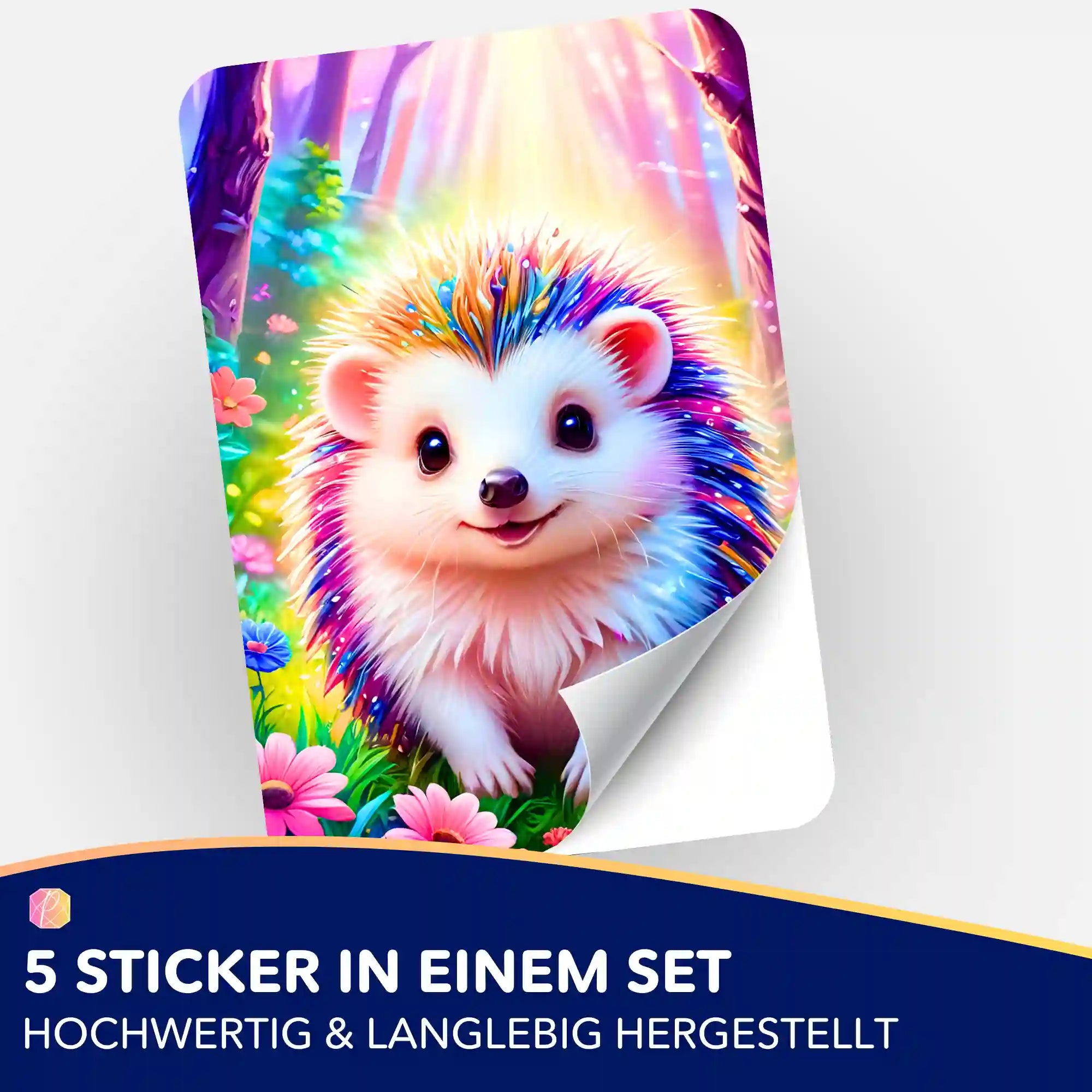 Aufkleber 5er-Set - Fairydust Special - Igel Stups
