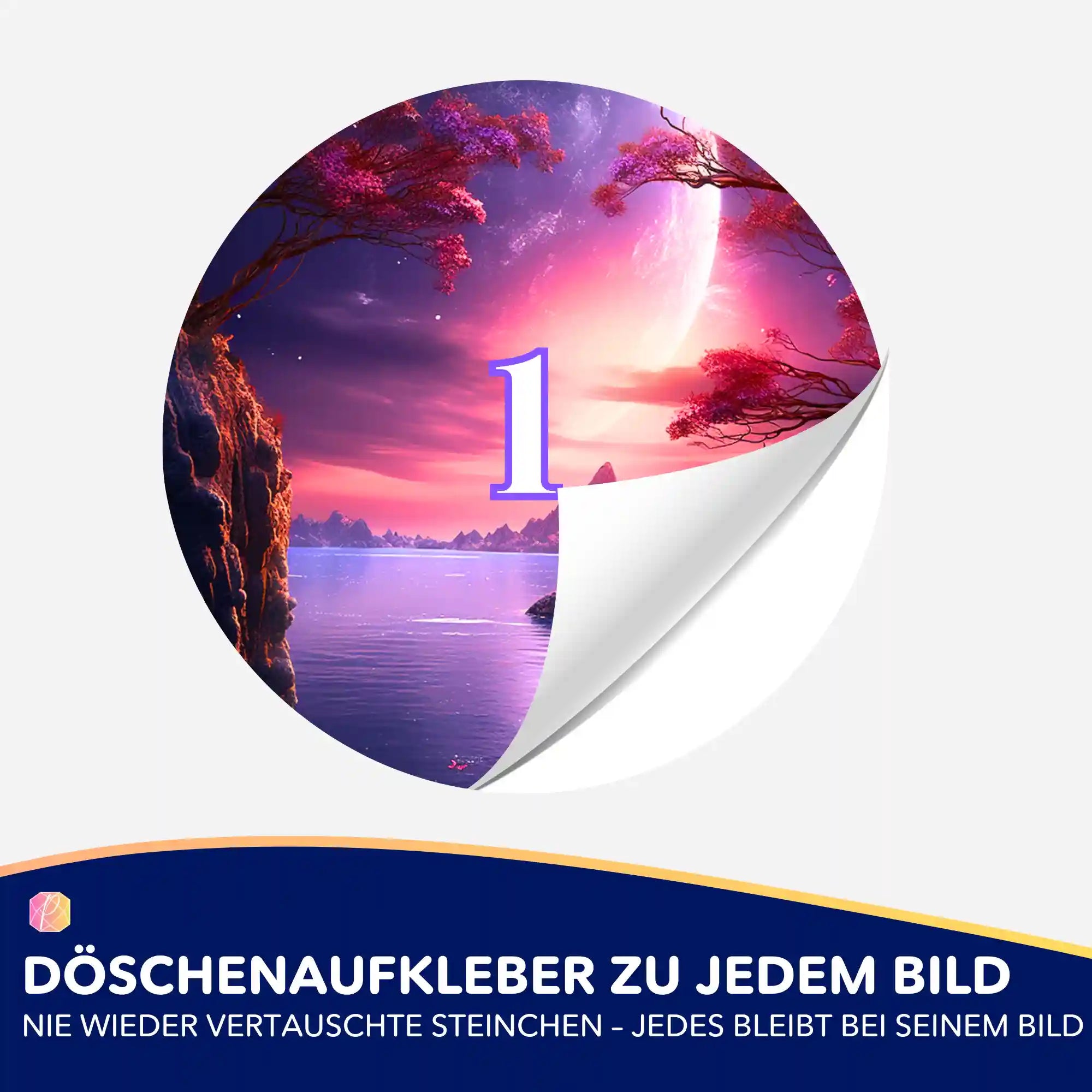 Döschenaufkleber - Traum von Lunara