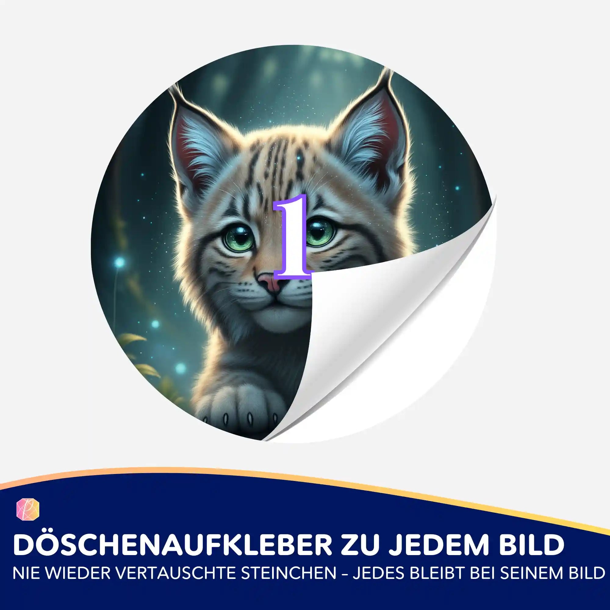 Döschenaufkleber - Seele des Waldes