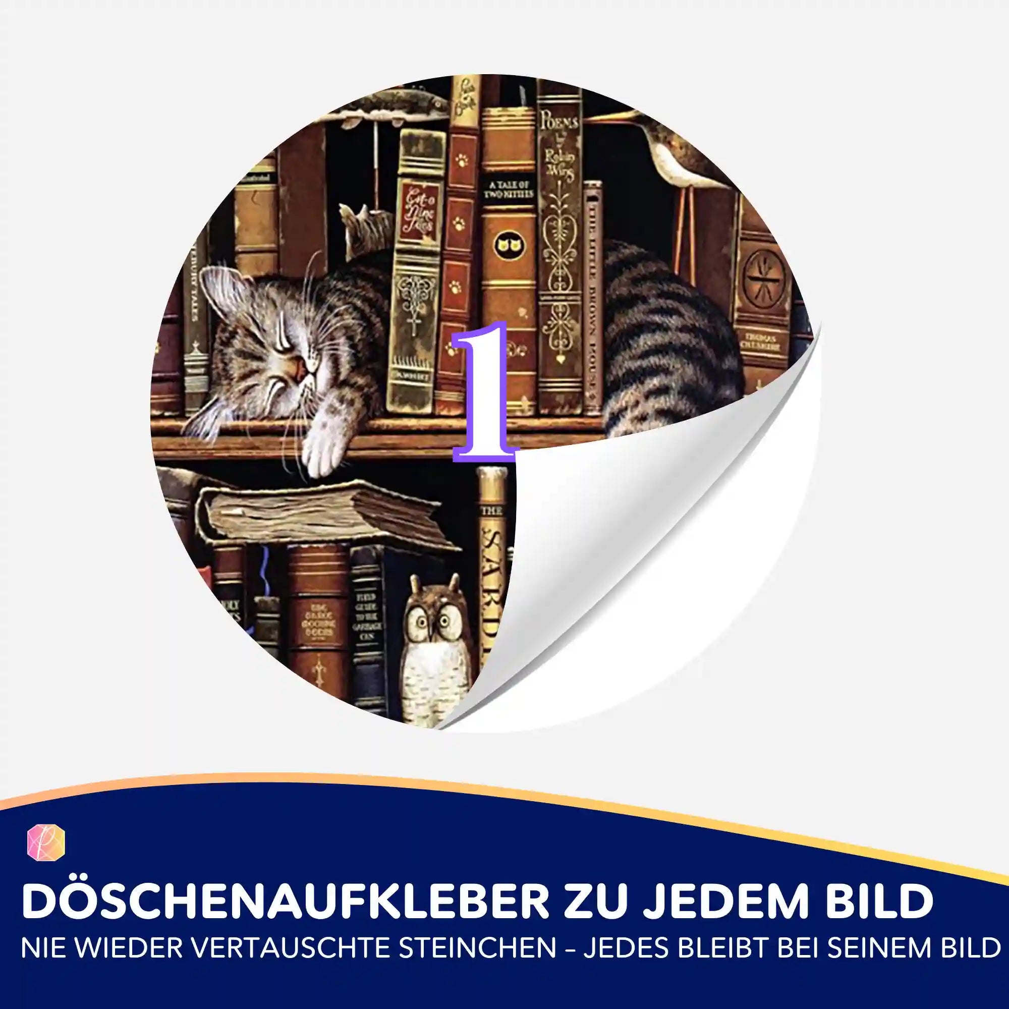 Döschenaufkleber - Chillout Cat