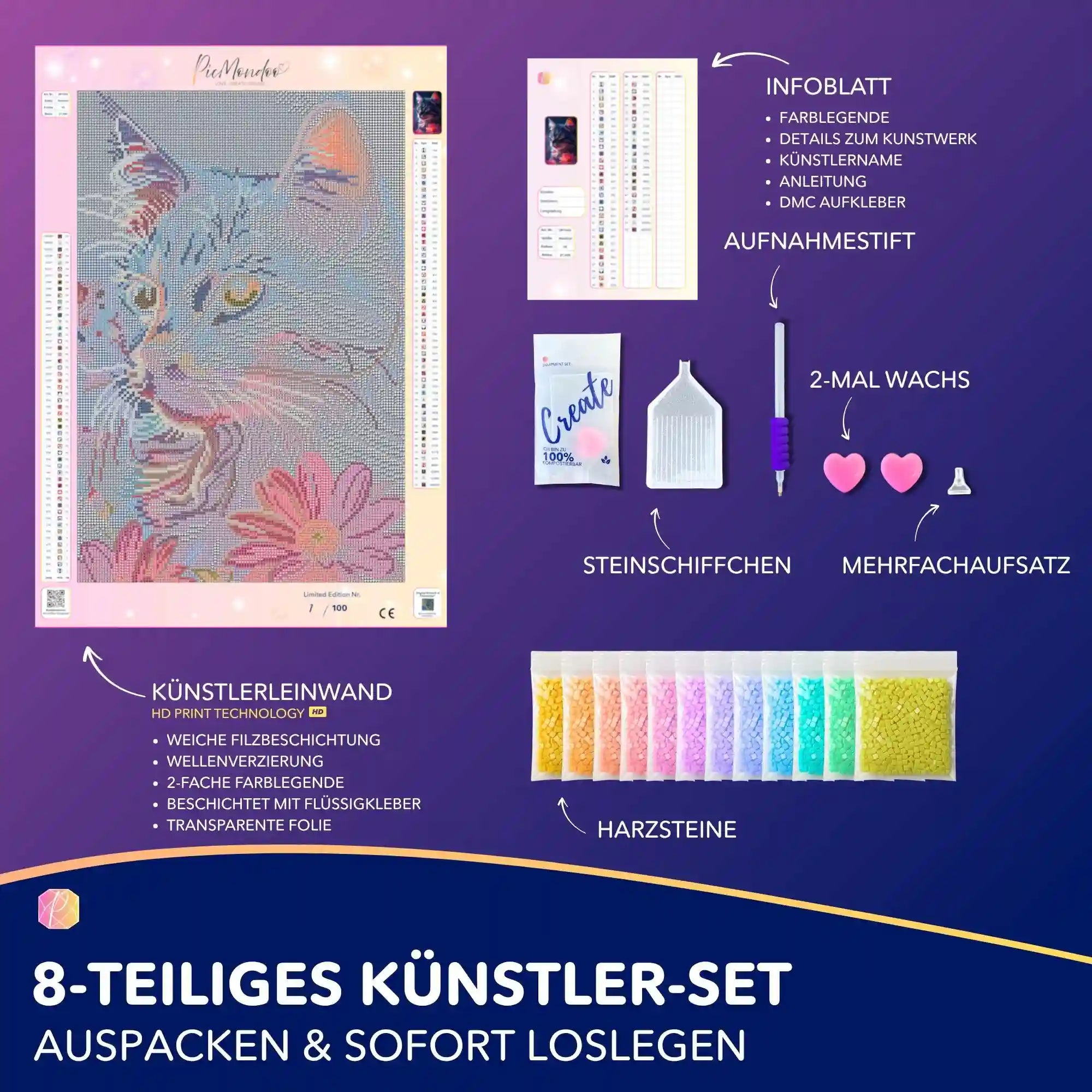 Diamond Painting - Segen der Bastet "Limited Edition"