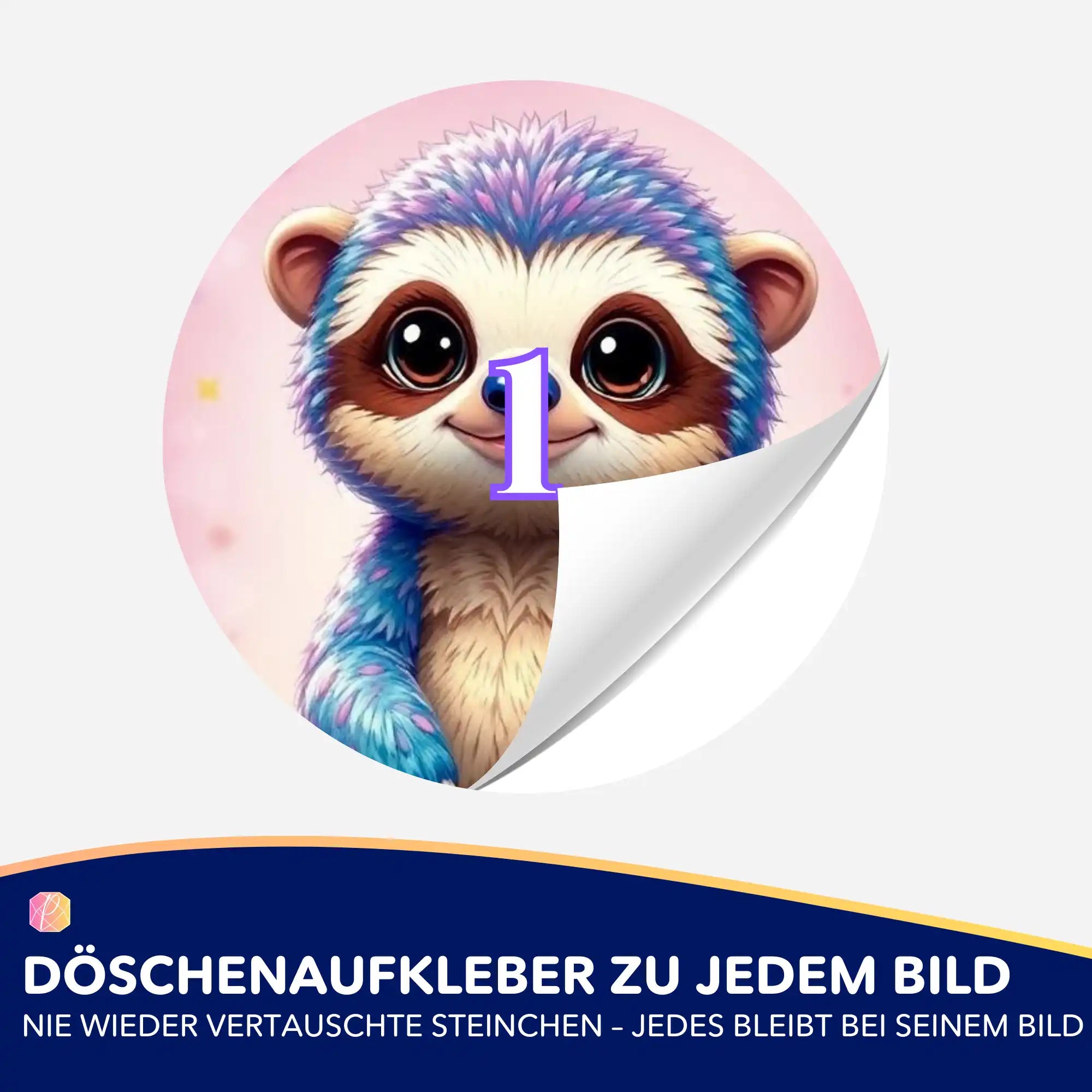Döschenaufkleber - Kleiner Faulenzer
