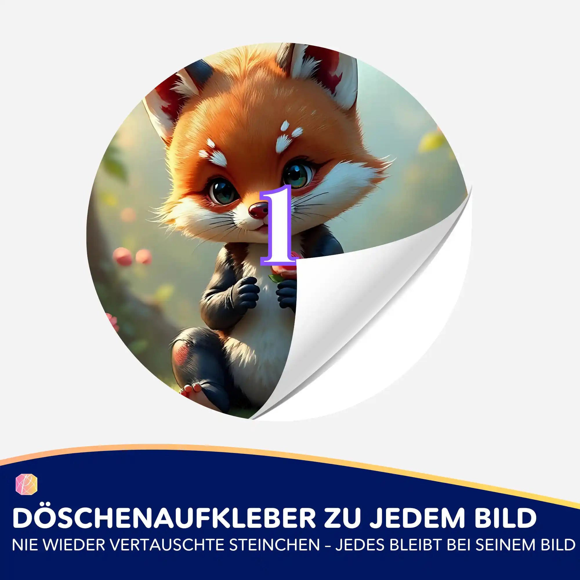 Döschenaufkleber - Fuchs Kasper