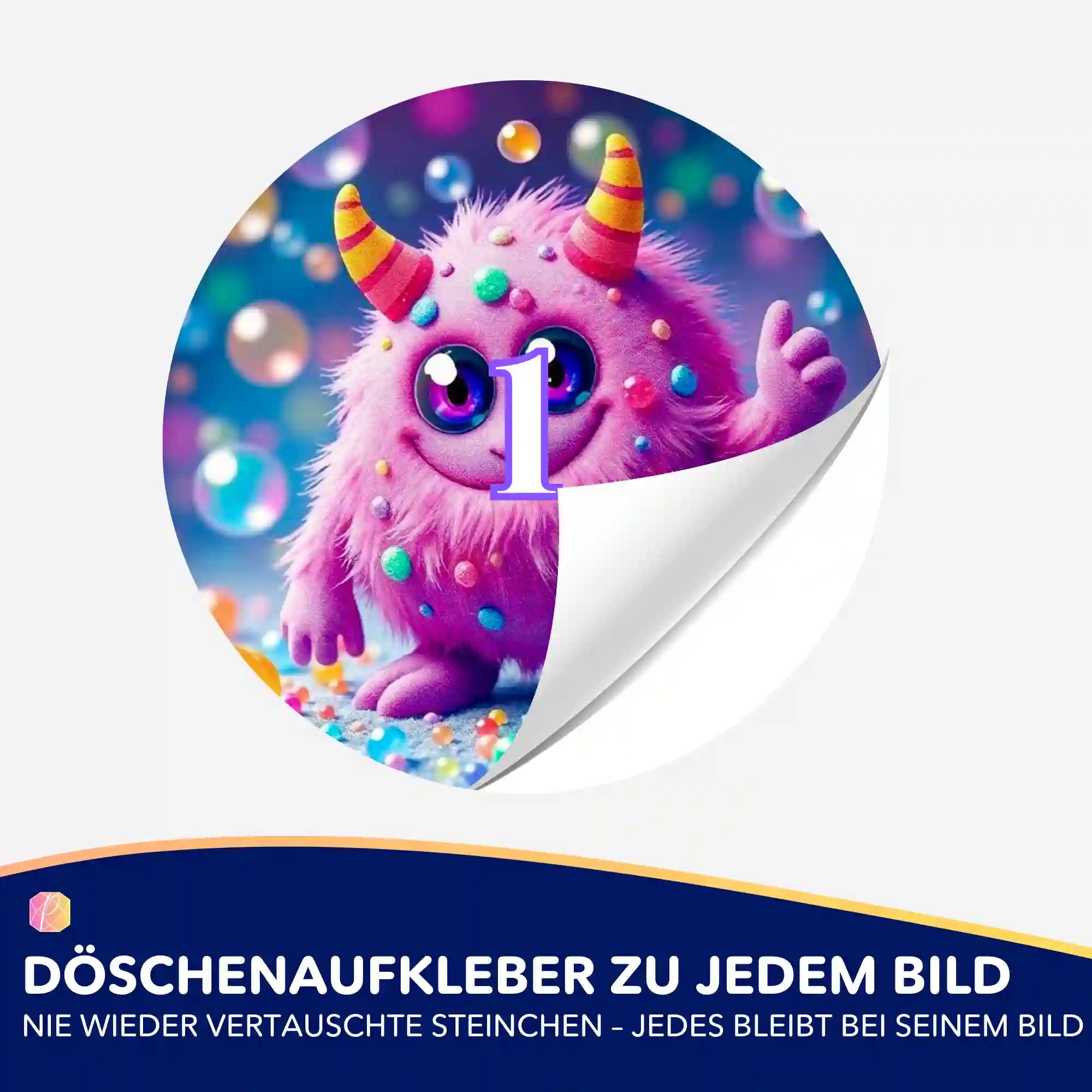 Döschenaufkleber - Moni Live Verkauf - Rolli