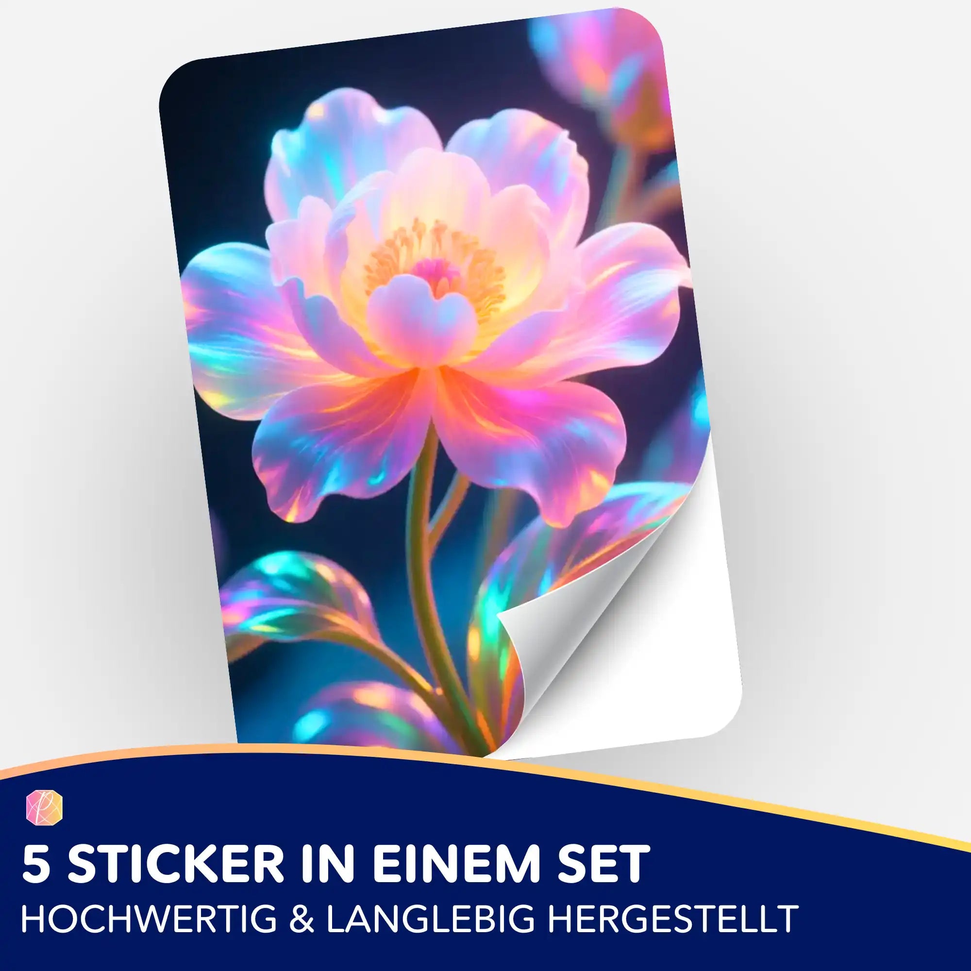 Aufkleber 5er-Set - Inneres Leuchten