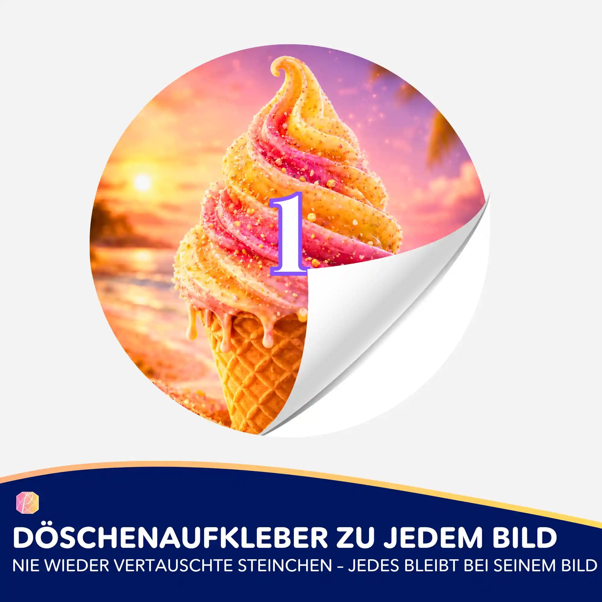 Döschenaufkleber - So schmeckt der Sommer