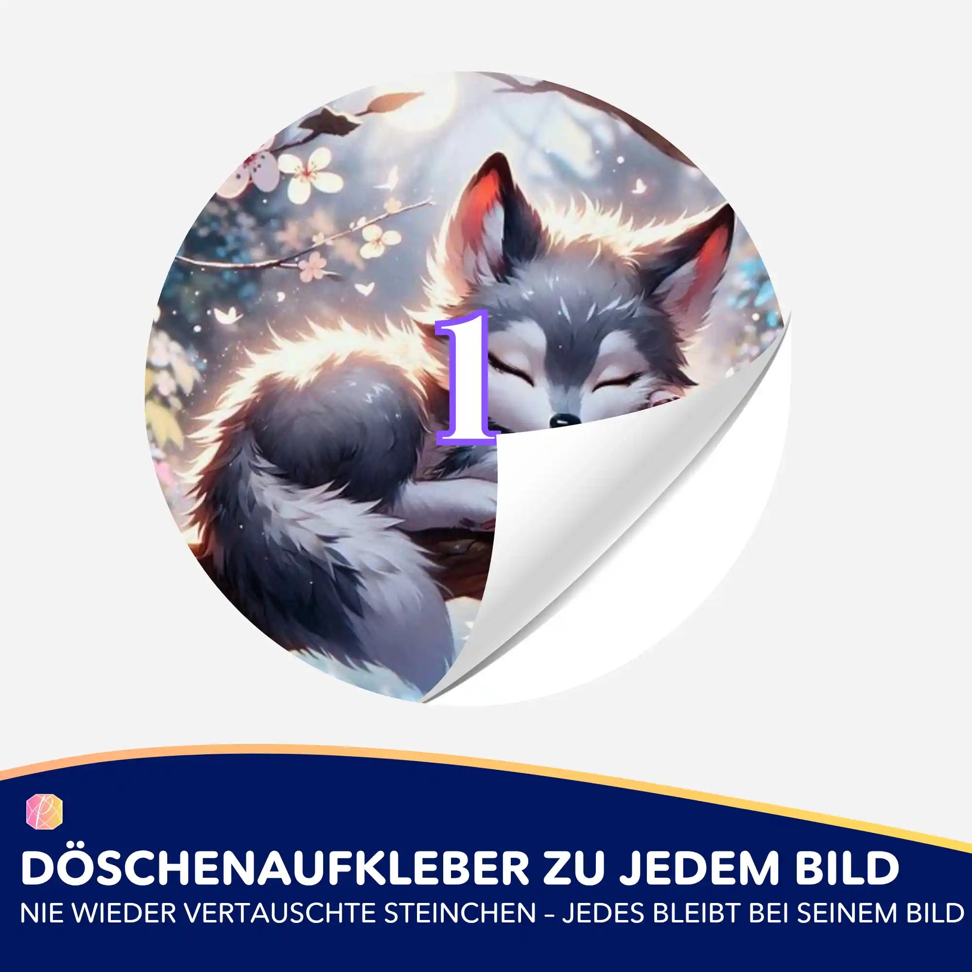Döschenaufkleber - Yukis Frühling