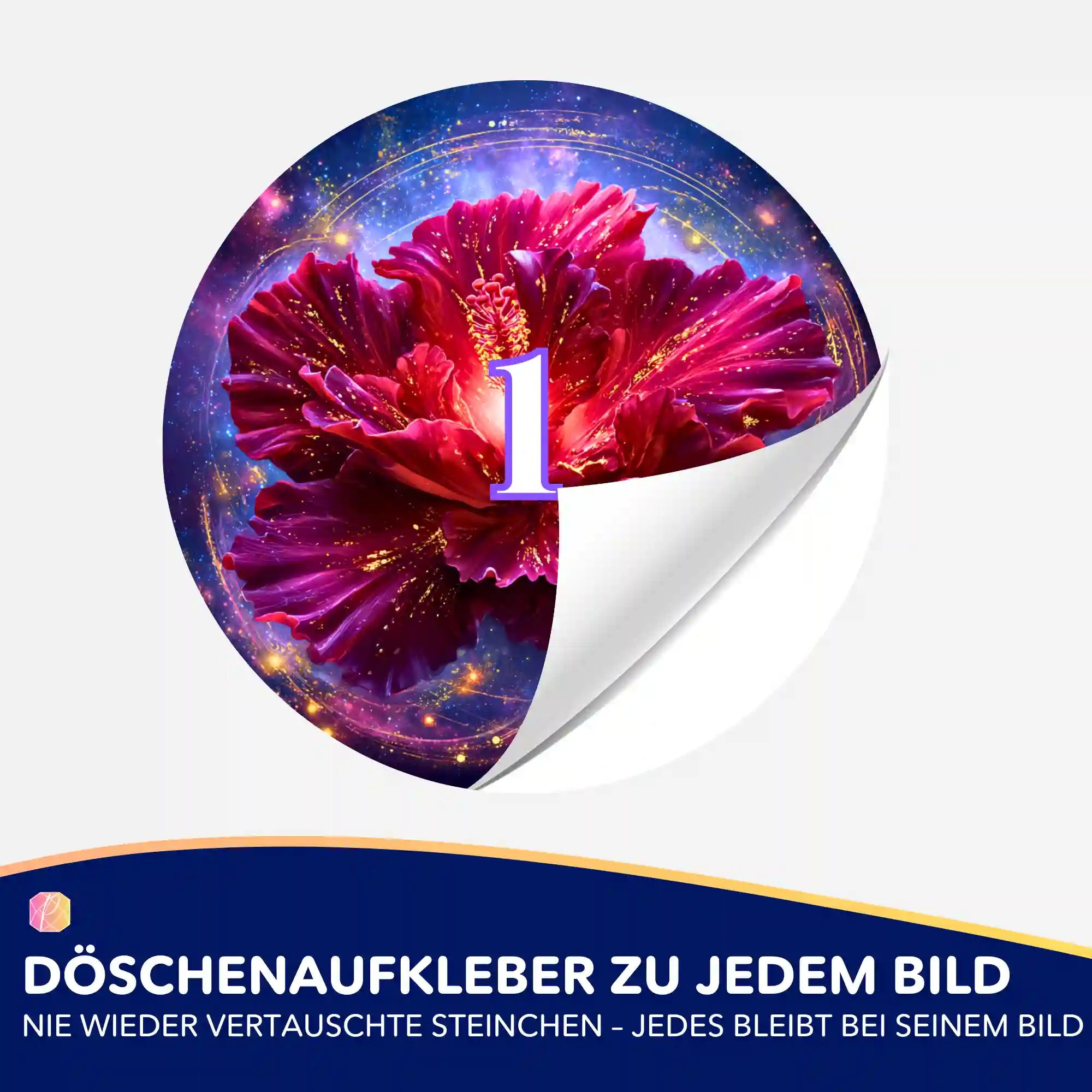 Döschenaufkleber - Königin im eigenen Licht
