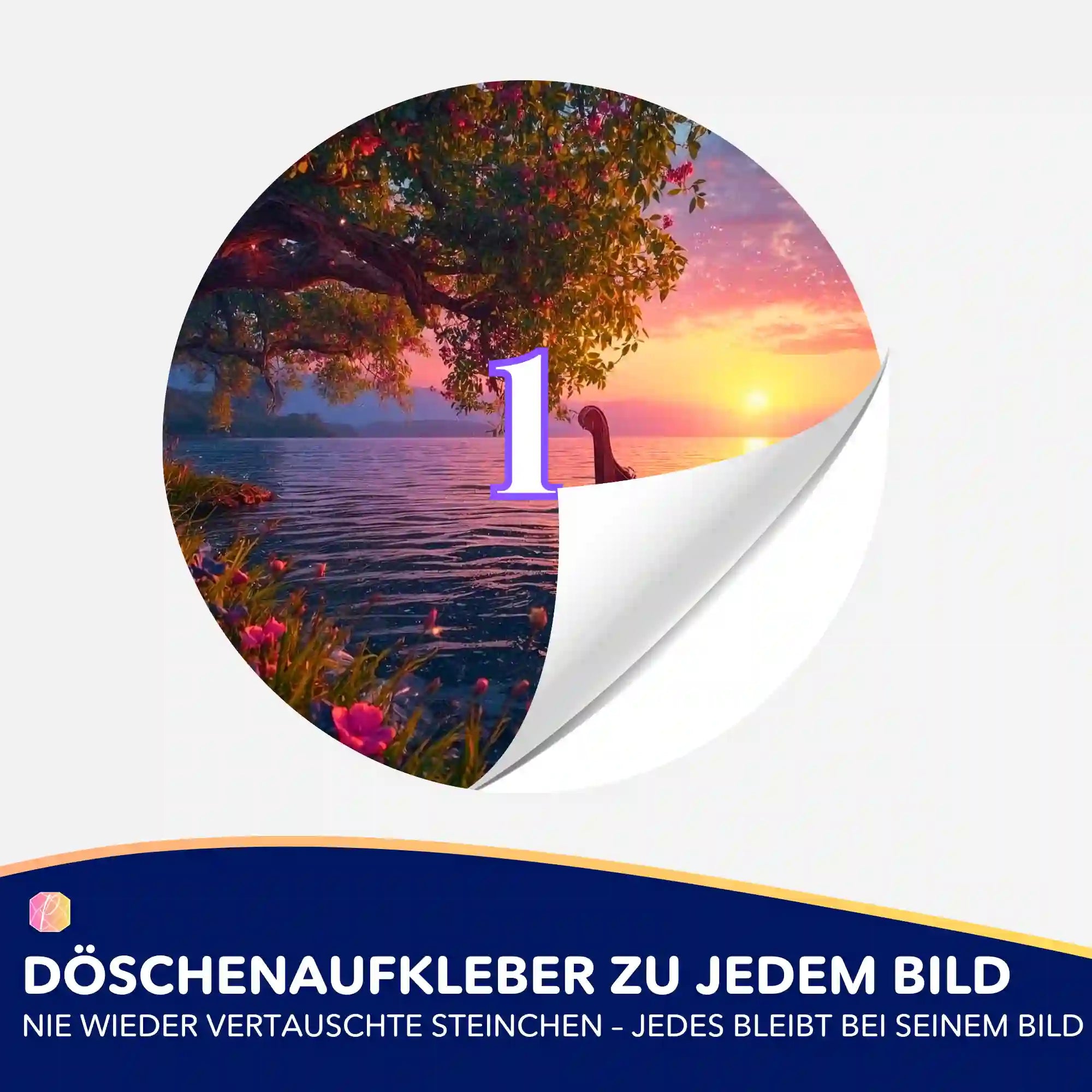 Döschenaufkleber - Wo Träume anlegen