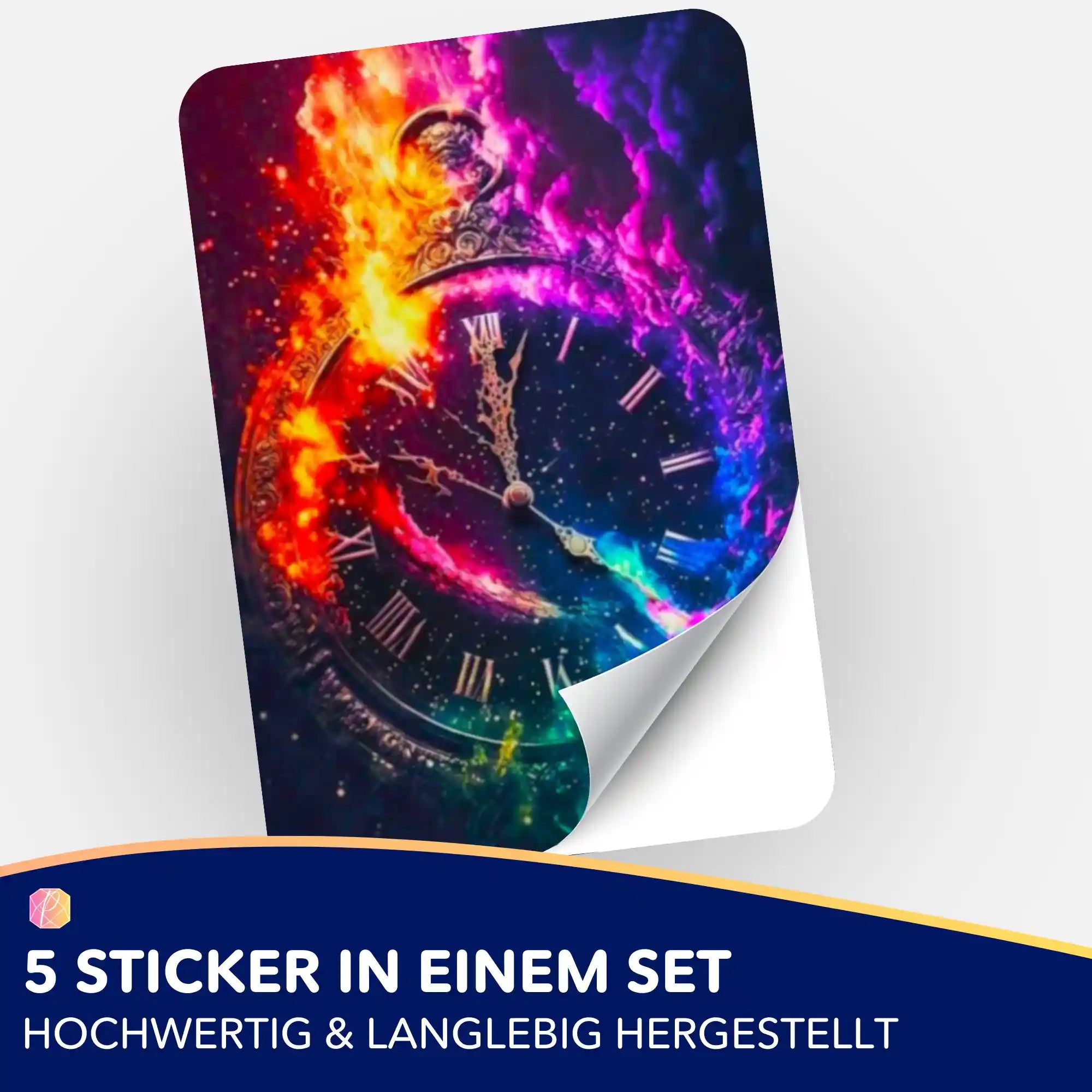 Aufkleber 5er-Set - Time of magic Moments
