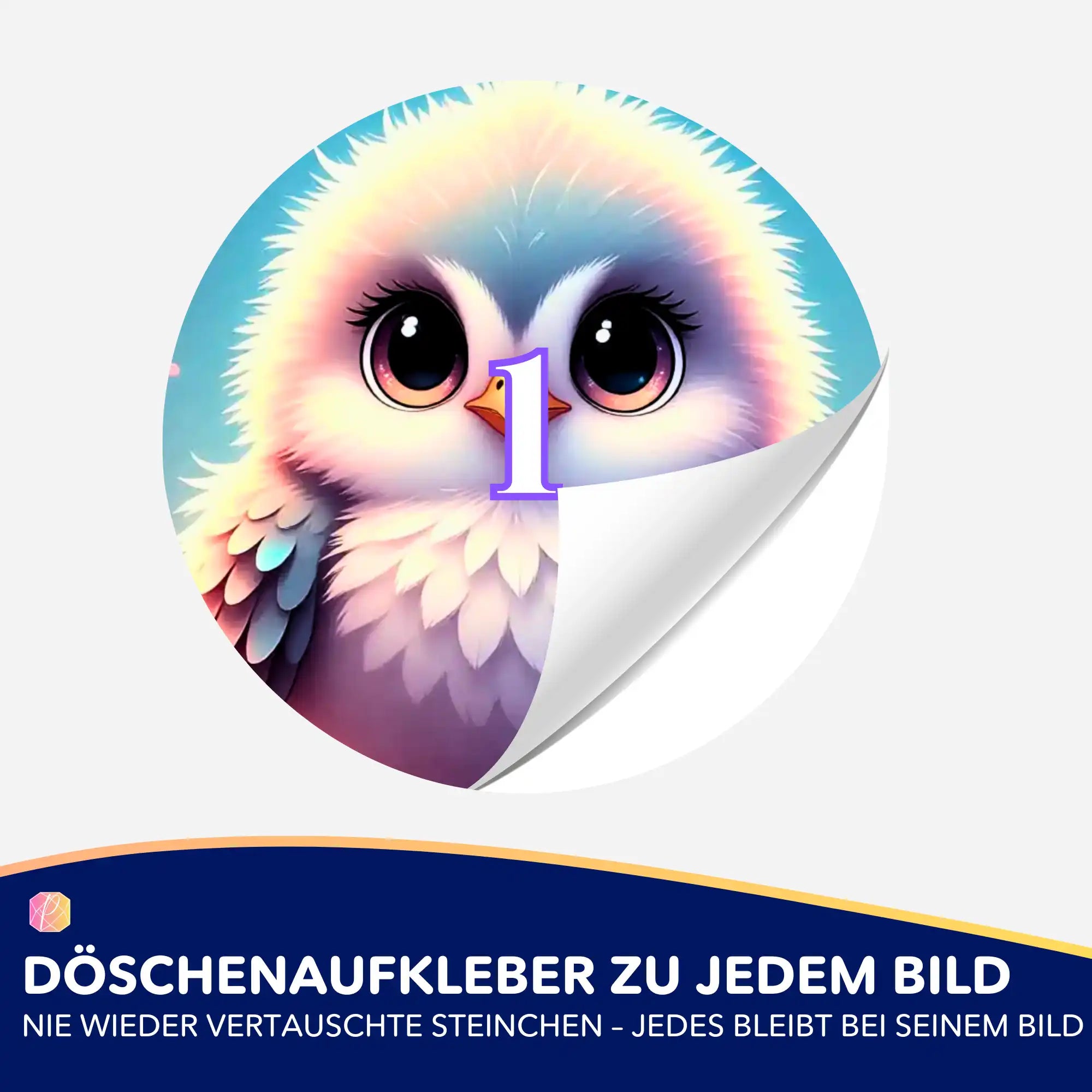 Döschenaufkleber - Mehr Mut, als man sieht