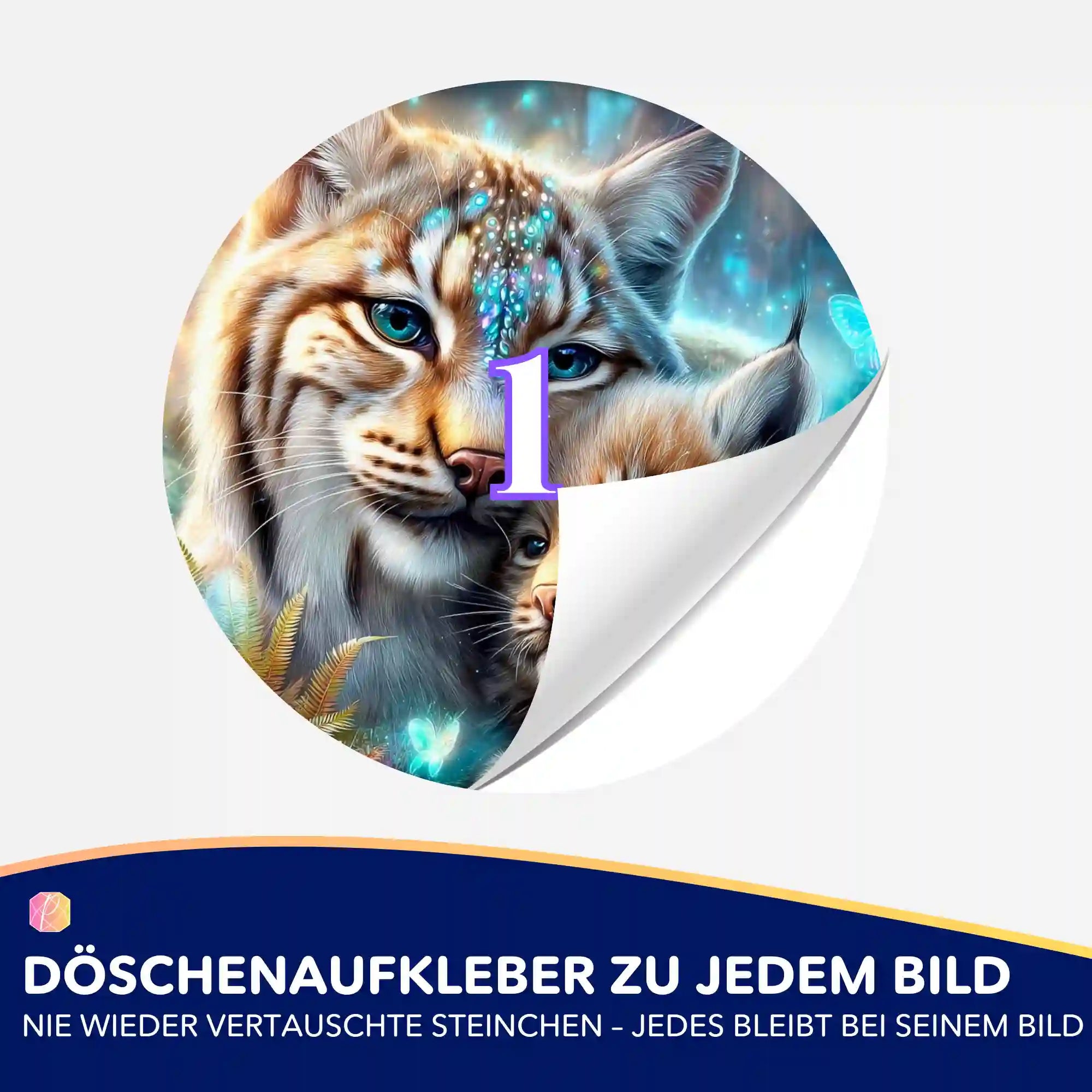 Döschenaufkleber - Ich halte dich
