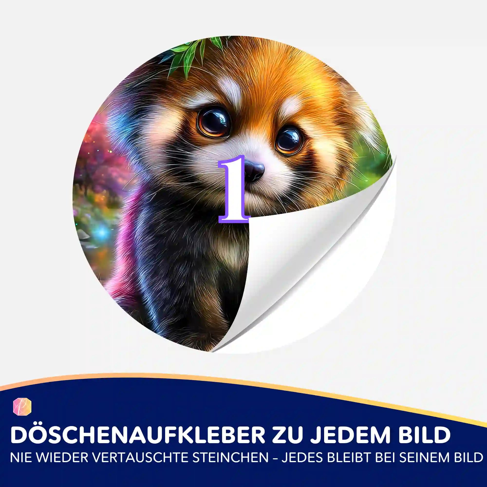 Döschenaufkleber - Kind des Waldes