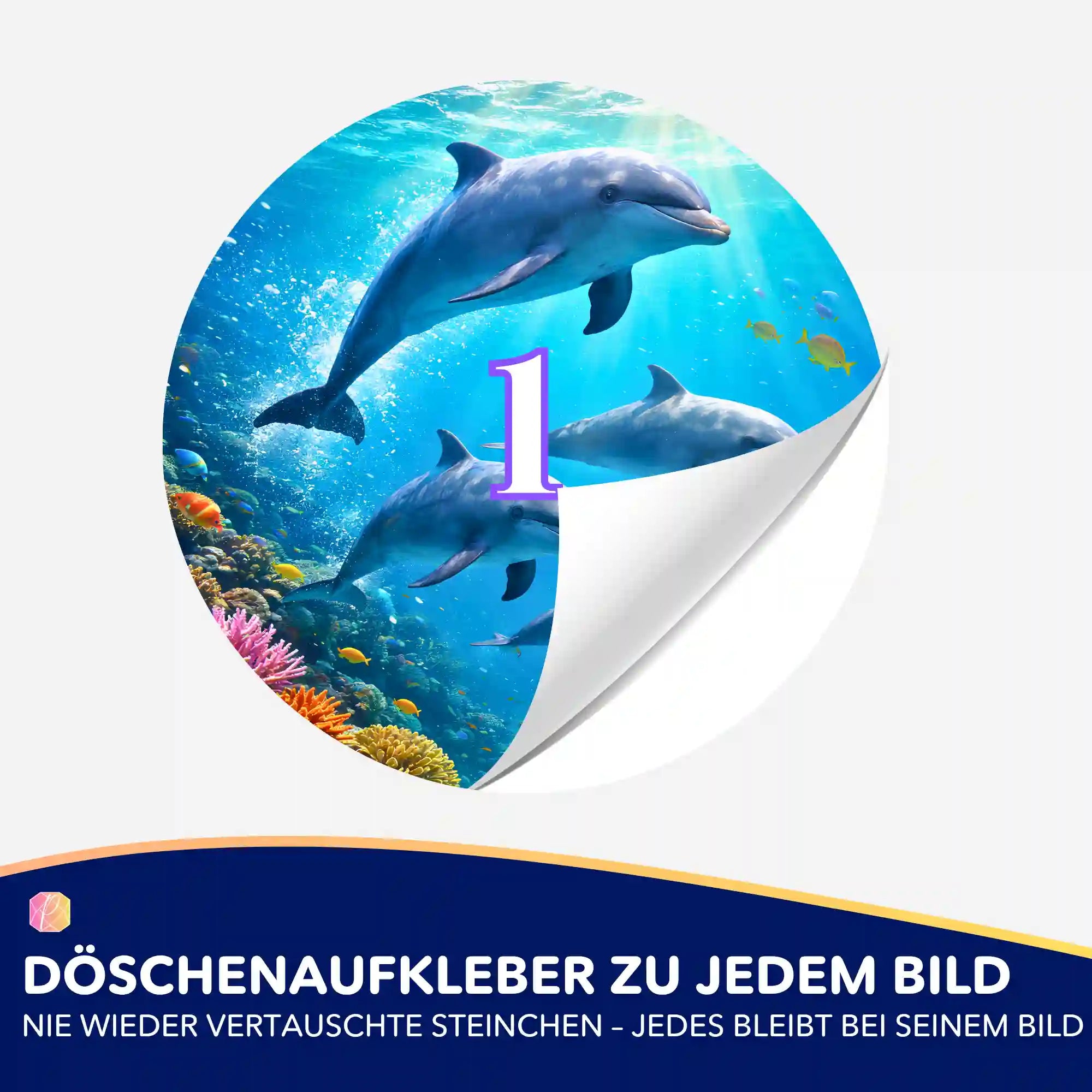 Döschenaufkleber - Im Herzen des Ozeans