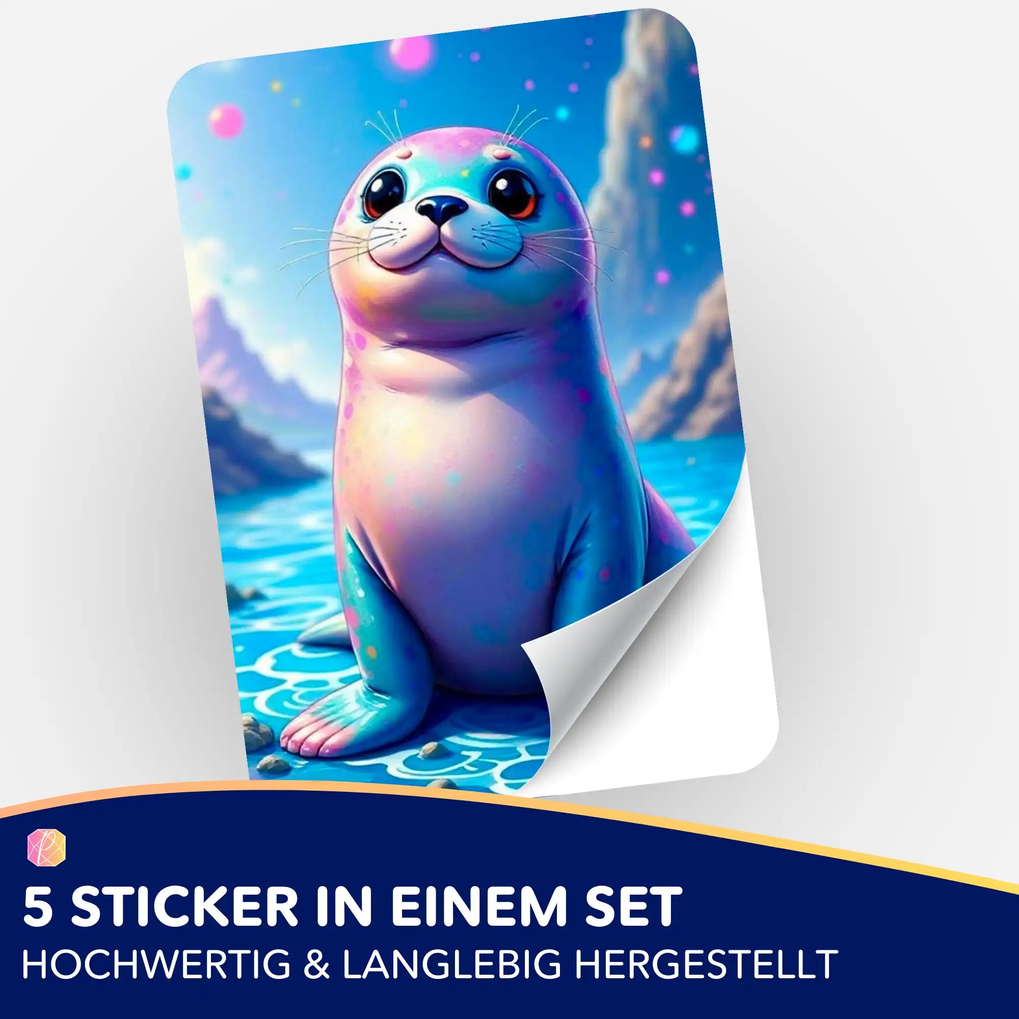 Aufkleber 5er-Set - Robin