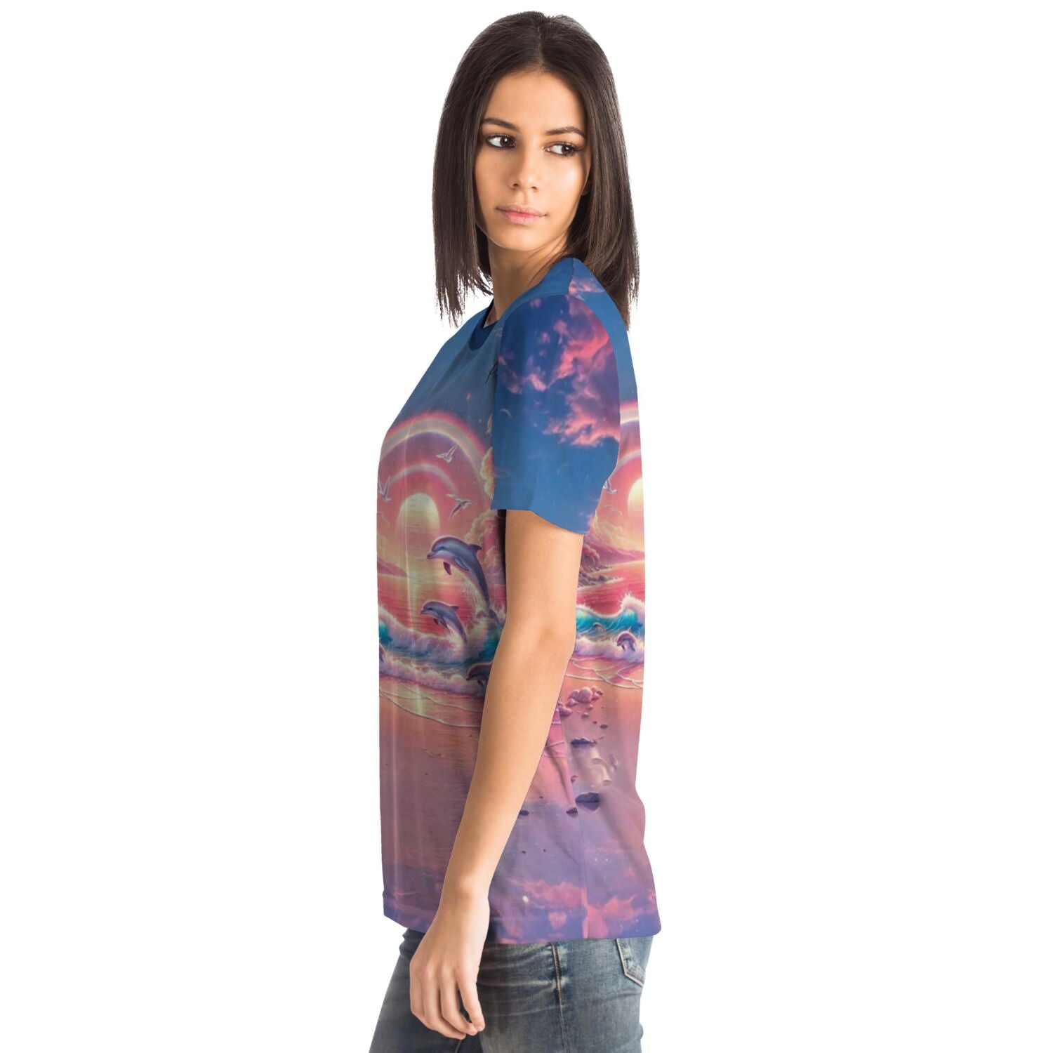 Dreamer T-Shirt - Pinkes Meeresrauschen