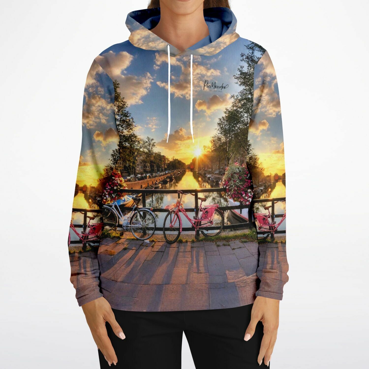 Dreamer Hoodie -  Sonnenuntergang in Amsterdam