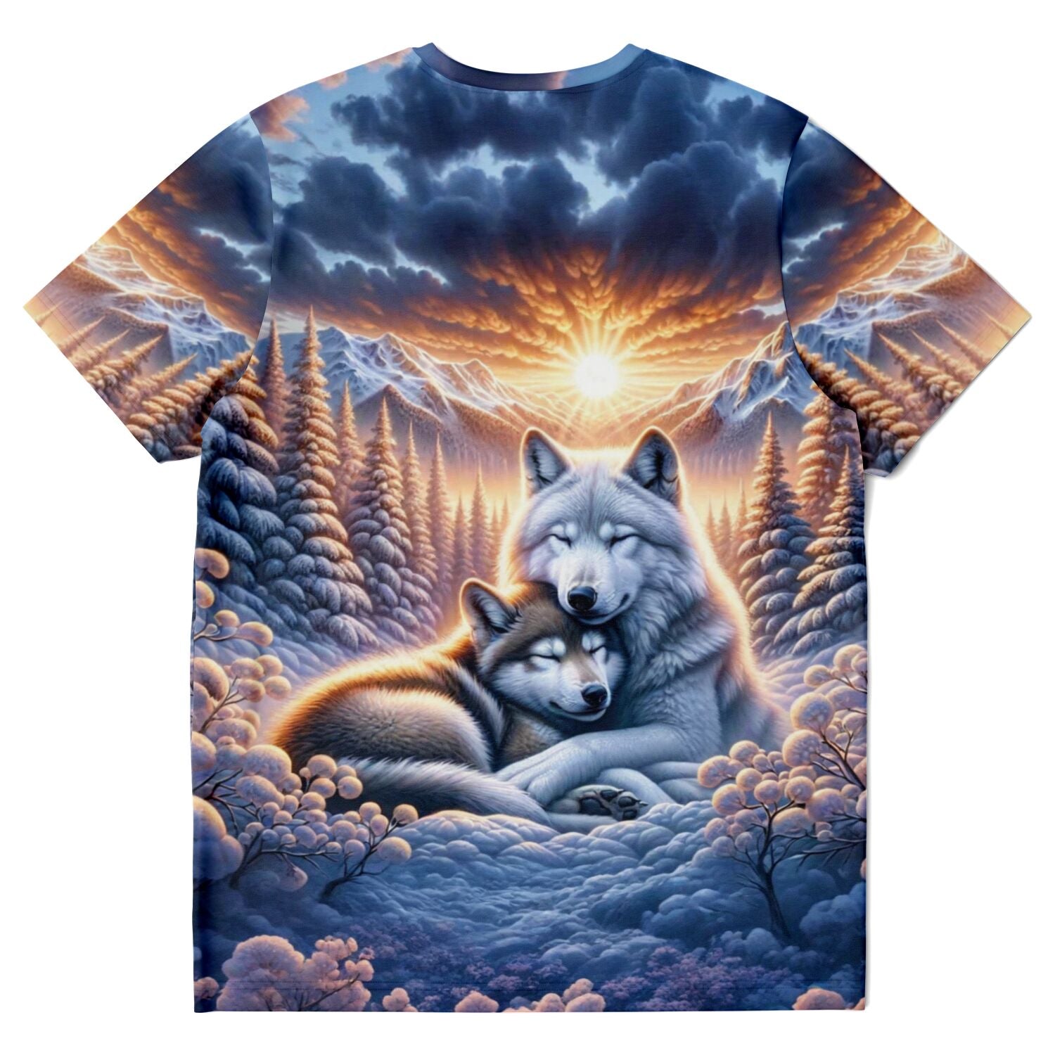 Dreamer T-Shirt - Wolfliebe im Sonnenaufgang
