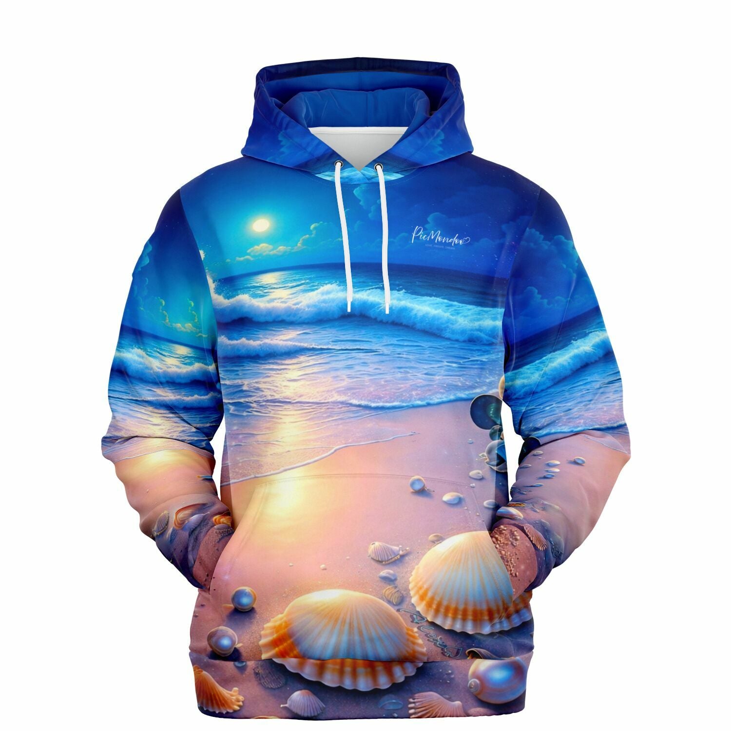 Dreamer Hoodie - Strand im Nachtglanz