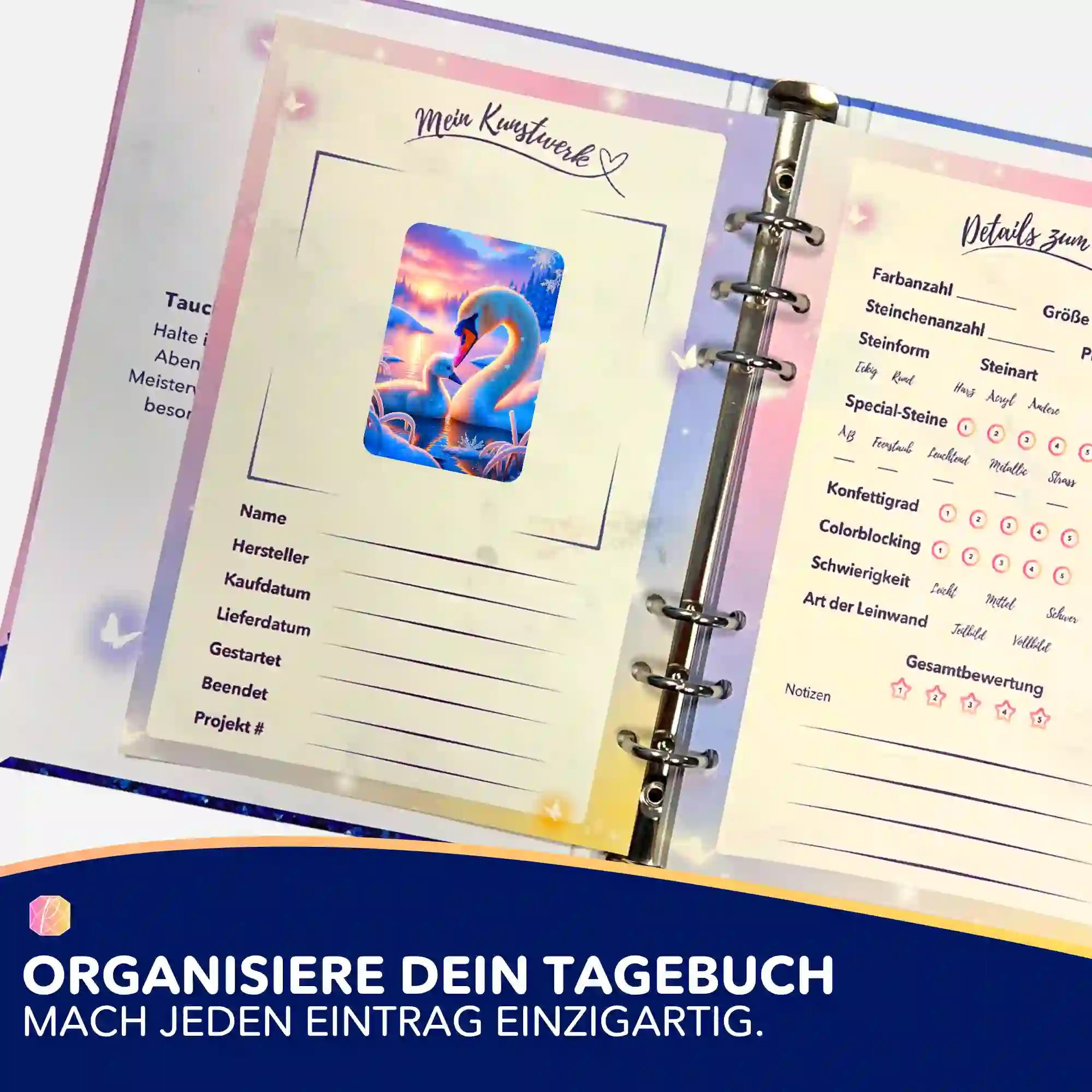 Aufkleber 5er-Set - Geborgenheit