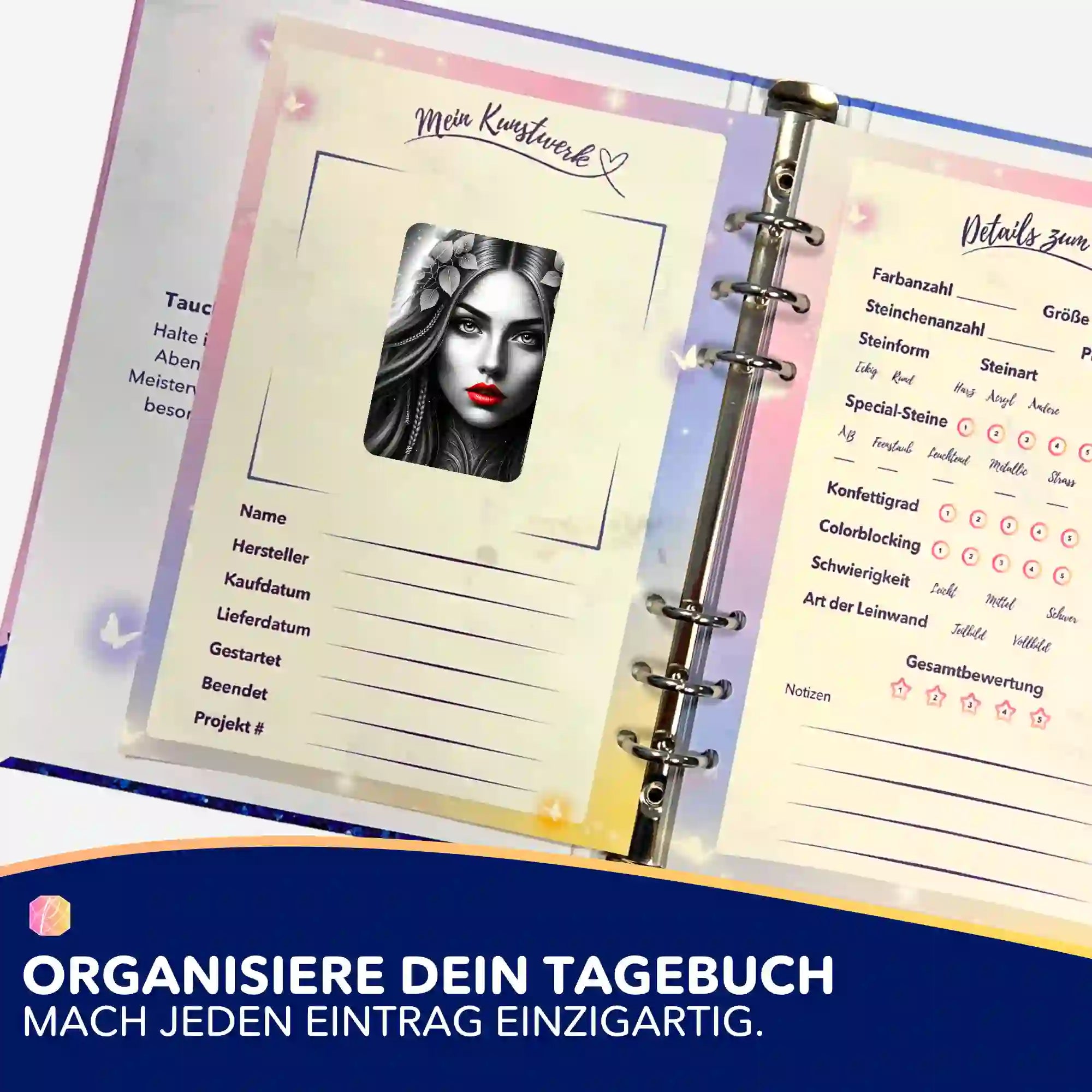 Aufkleber 5er-Set - Red Lips