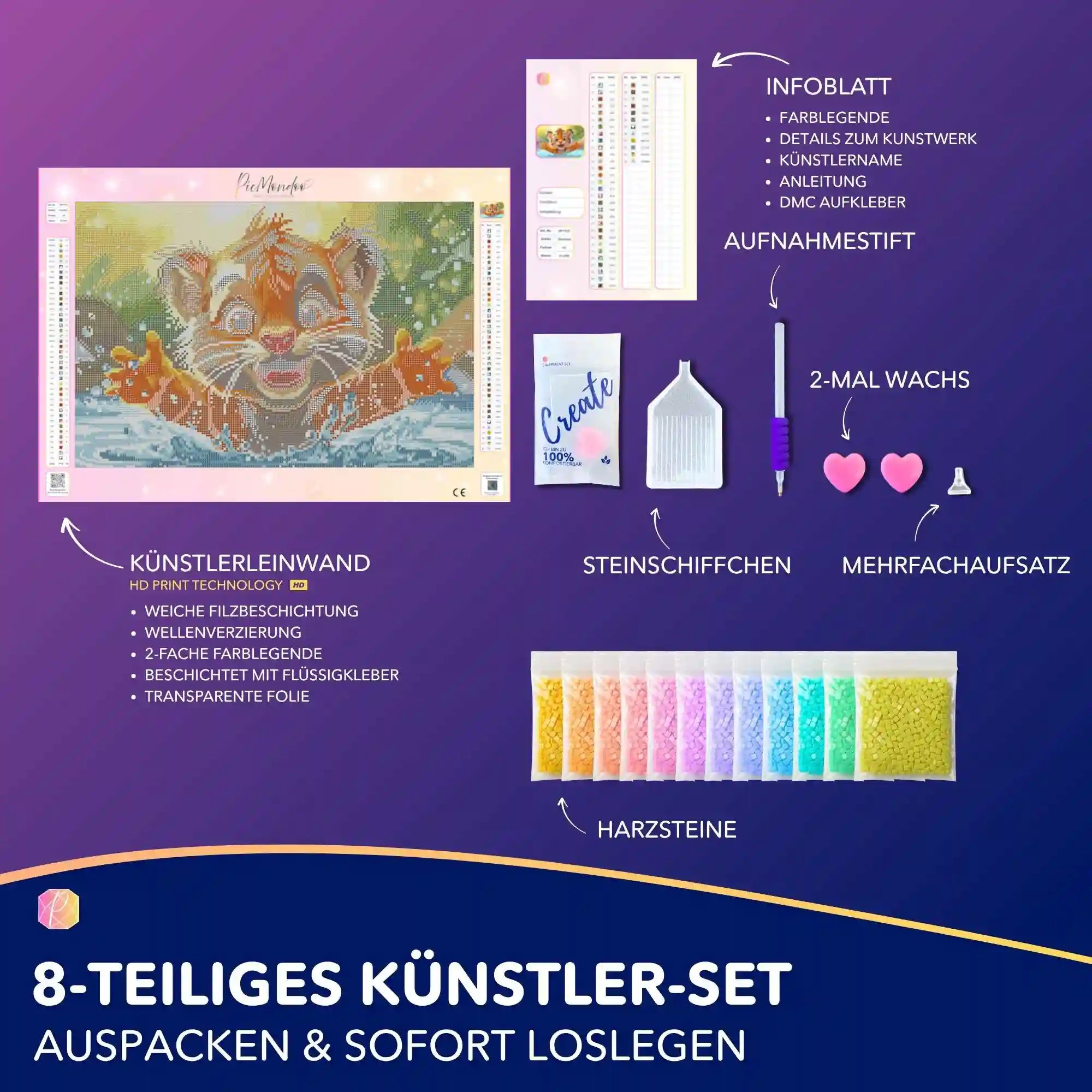 Diamond Painting - Platsch ins Glück