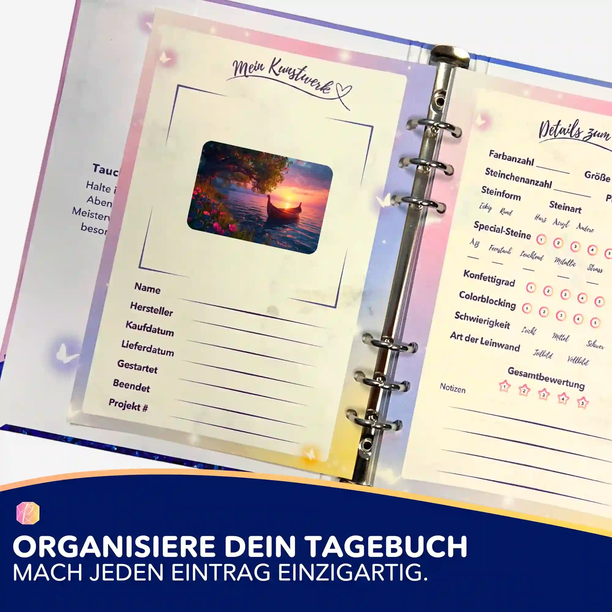 Aufkleber 5er-Set - Wo Träume anlegen
