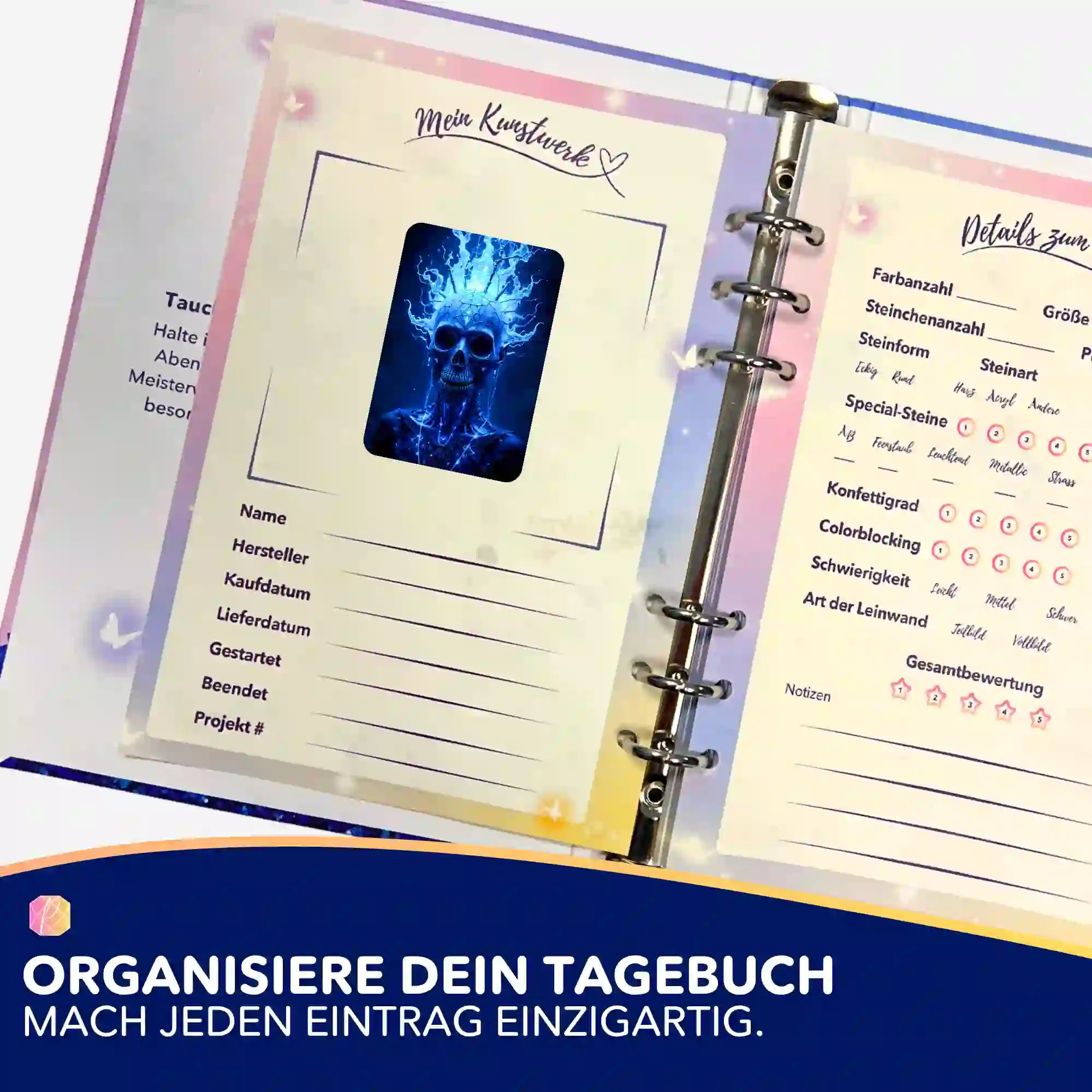 Aufkleber 5er-Set - Skull