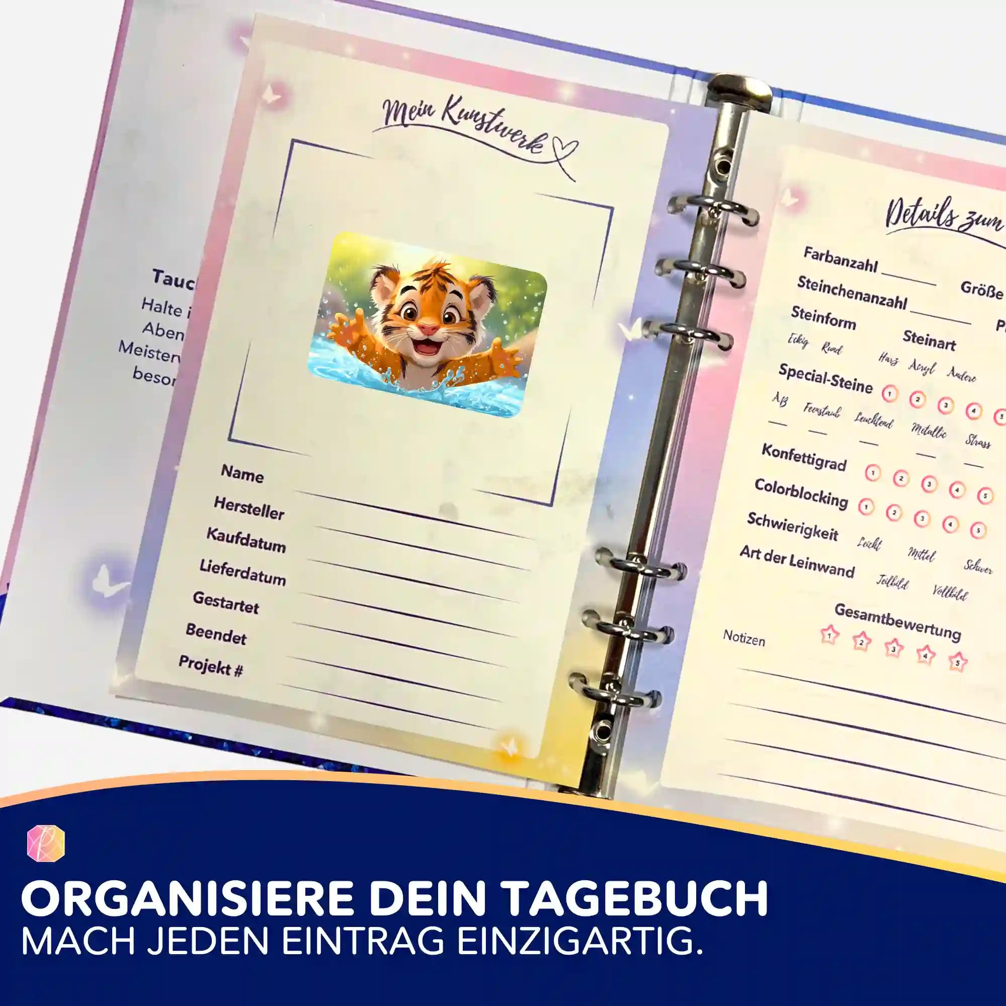 Aufkleber 5er-Set - Platsch ins Glück