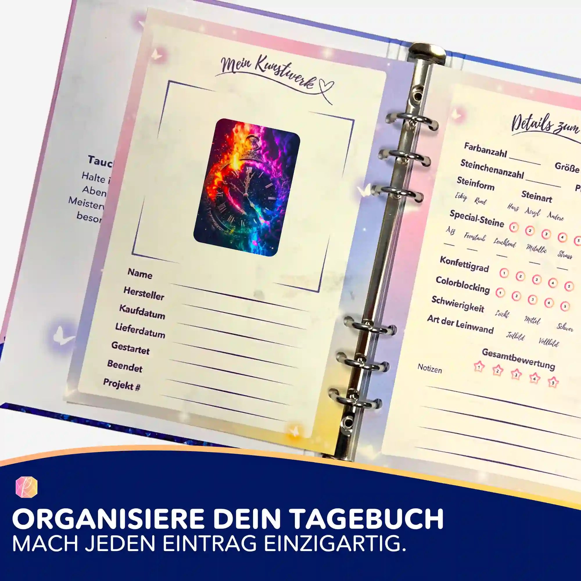 Aufkleber 5er-Set - Time of magic Moments