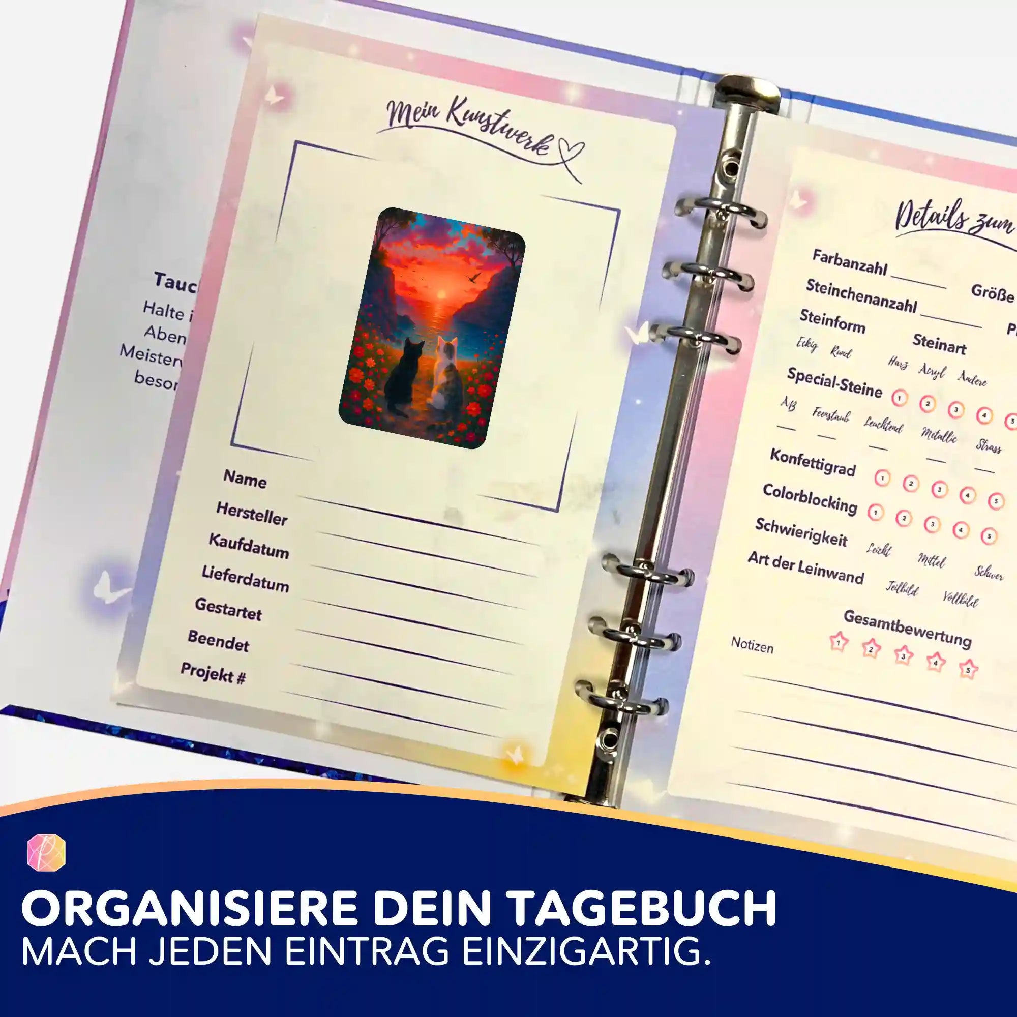 Aufkleber 5er-Set - Jennifer Special - Wir zwei Katzen