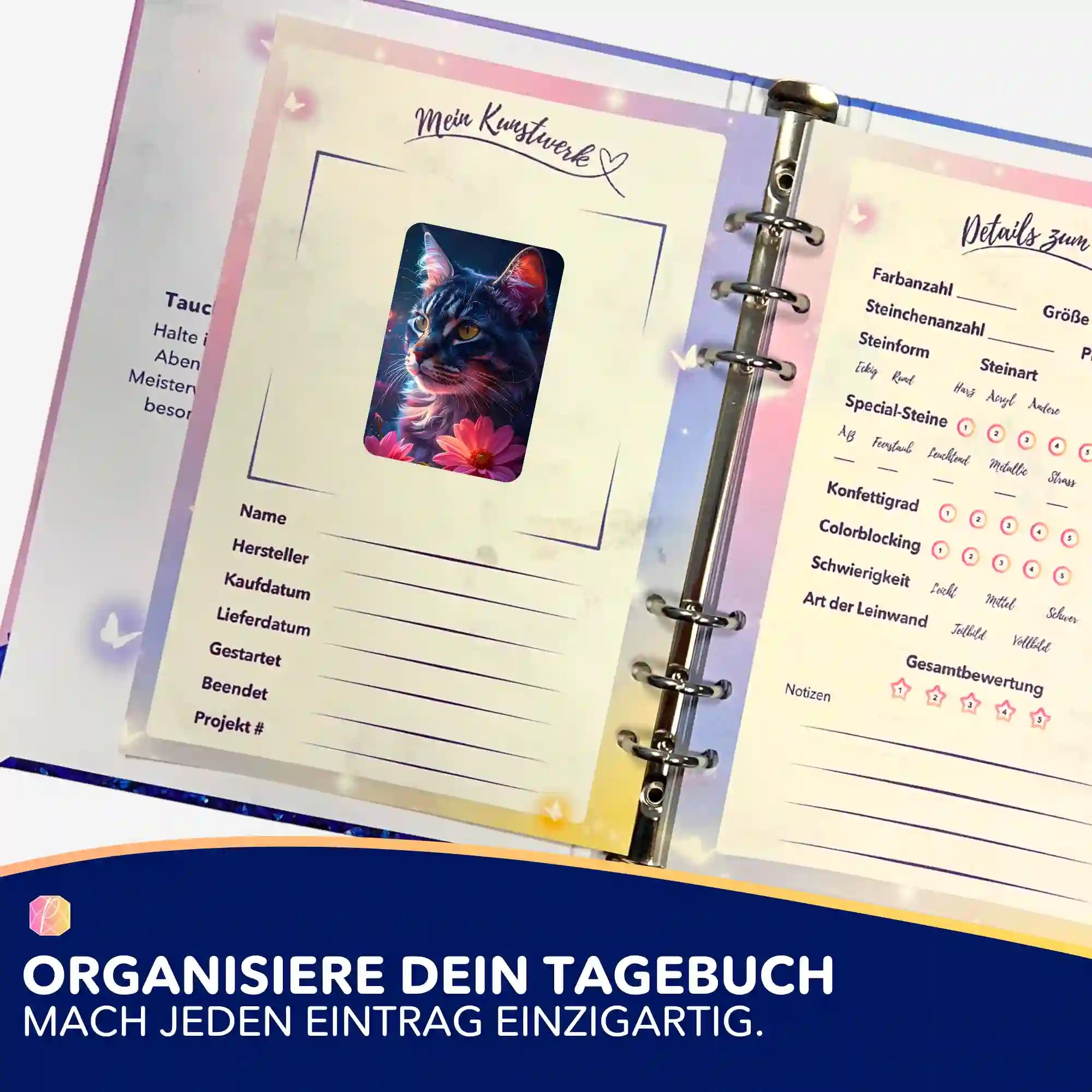 Aufkleber 5er-Set - Segen der Bastet "Limited Edition"