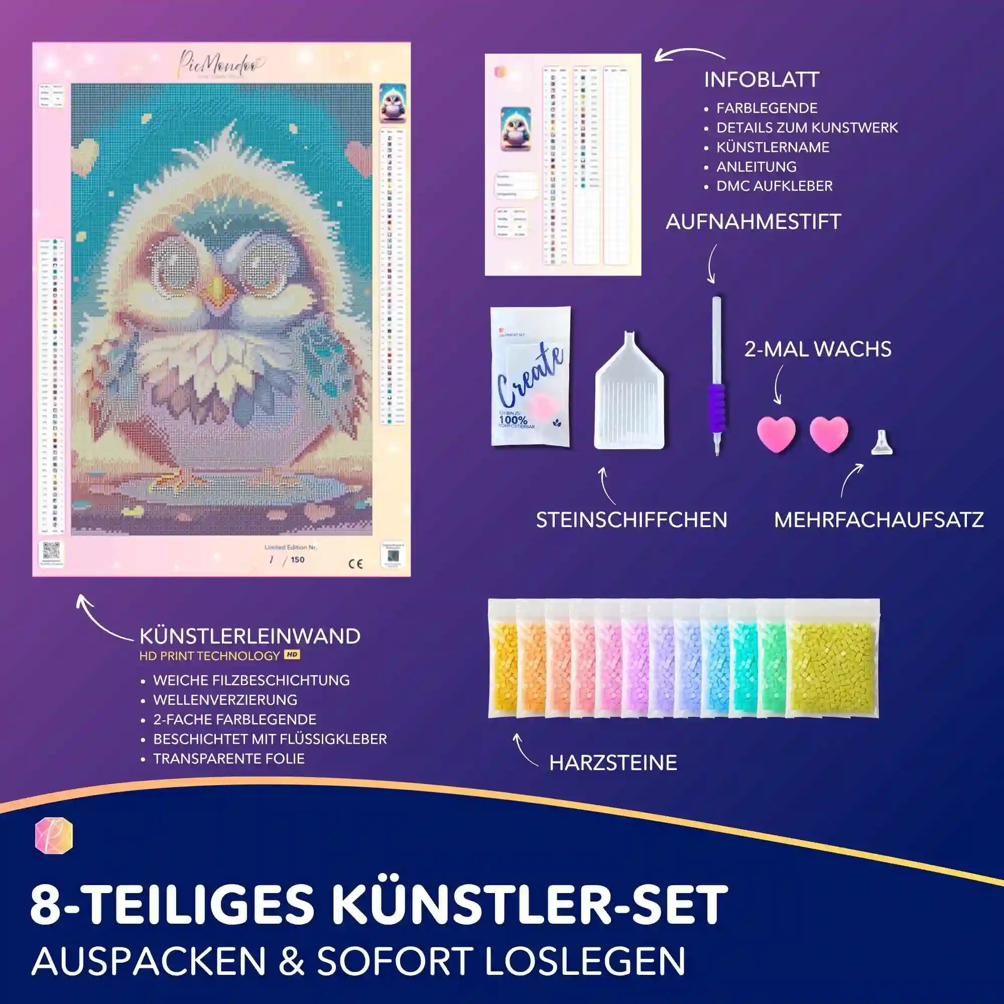 Diamond Painting - Mehr Mut, als man sieht "Limited Edition"