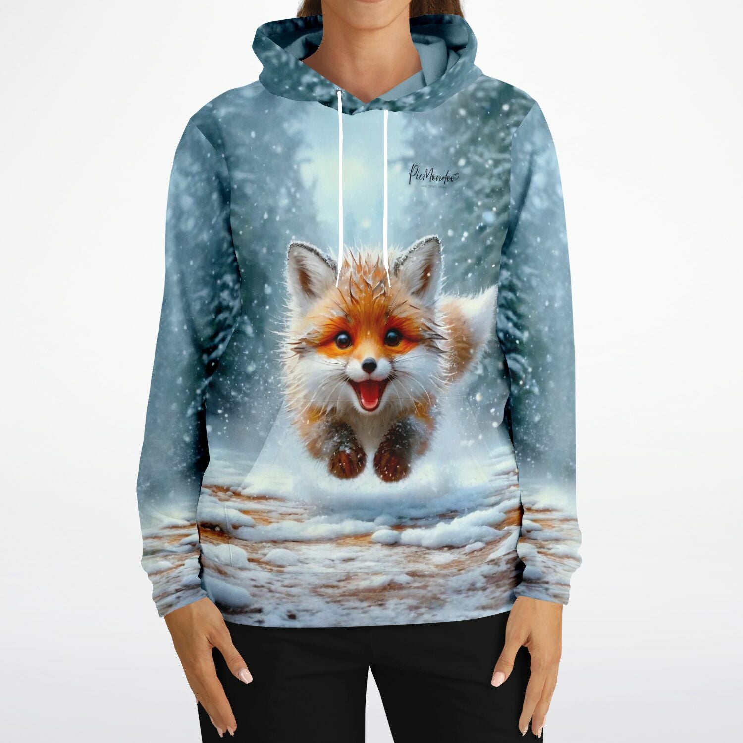 Dreamer Hoodie - Kleiner Fuchs im Winterwald