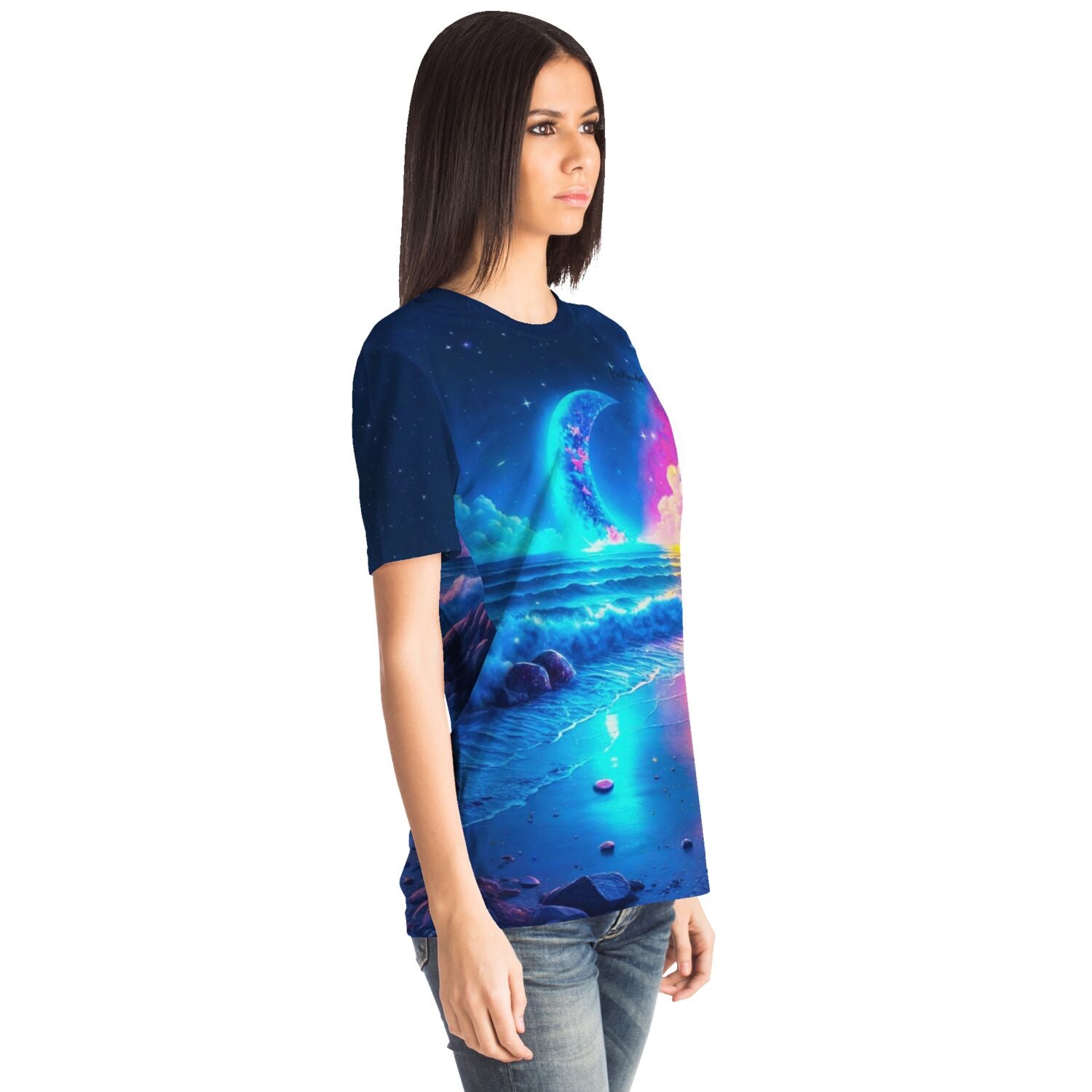 Dreamer T-Shirt - AB Special - Strand im Mondschein