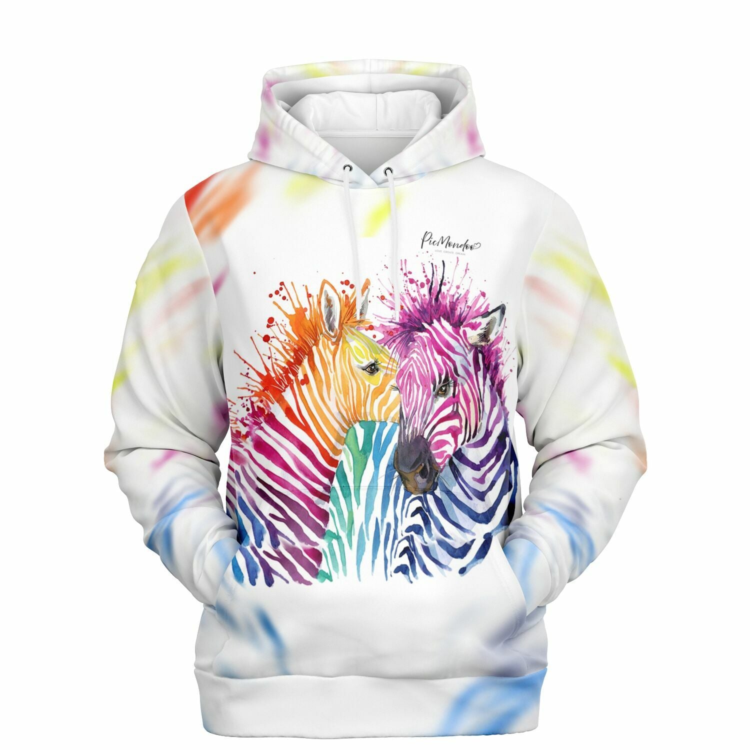 Dreamer Hoodie -  Bunte Zebras