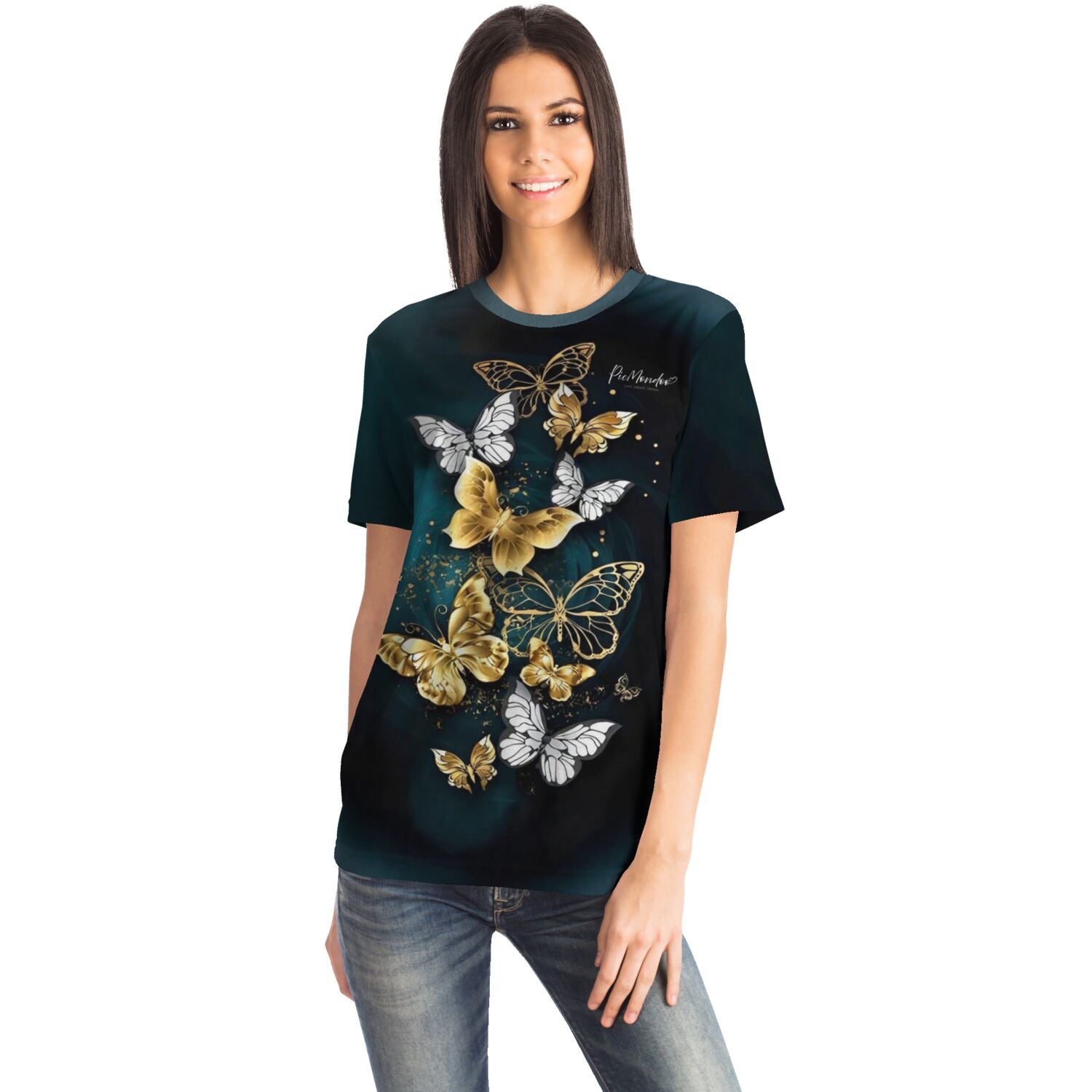 Dreamer T-Shirt - Multi Special - Goldene Schmetterlinge