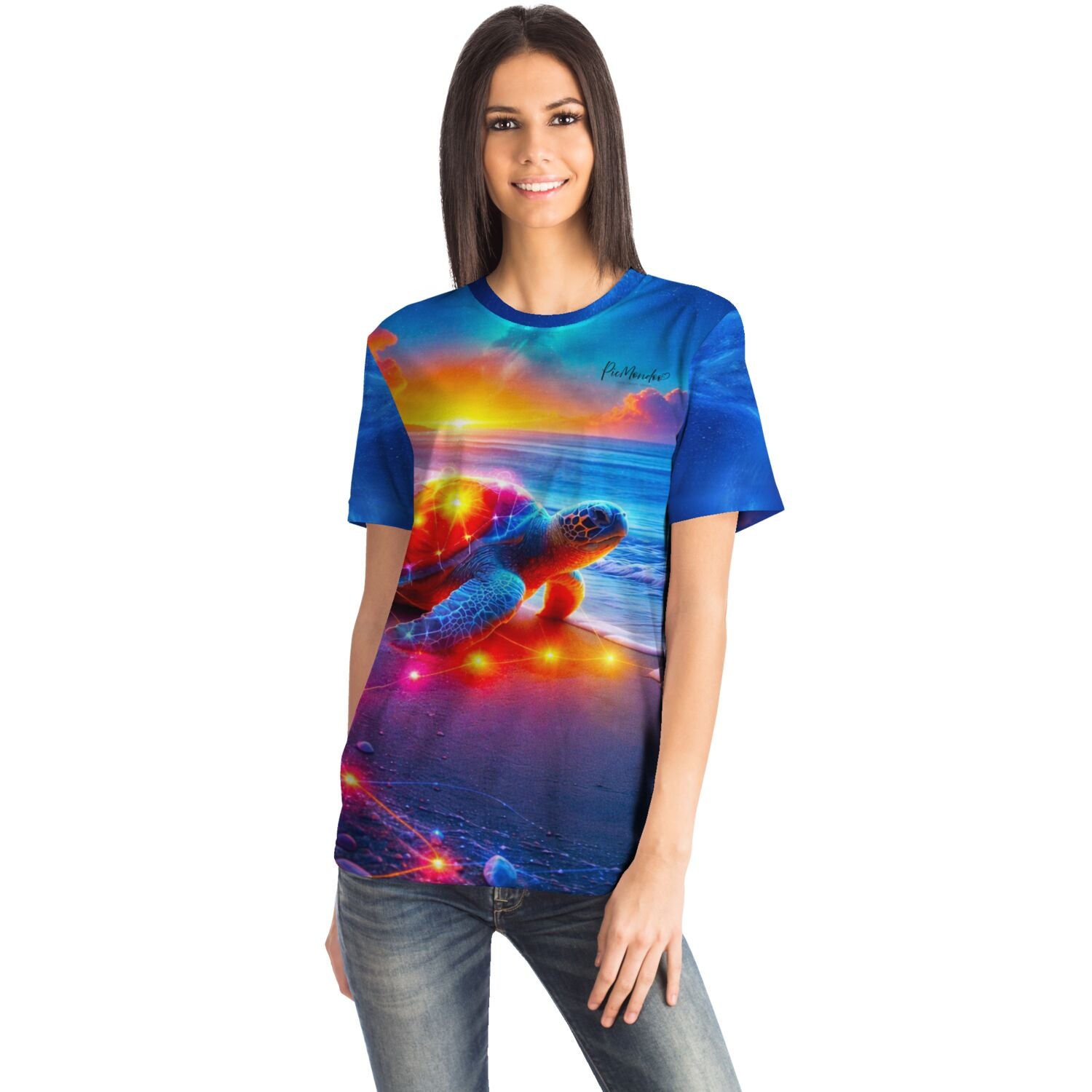 Dreamer T-Shirt - Colorful sparkling Turtle