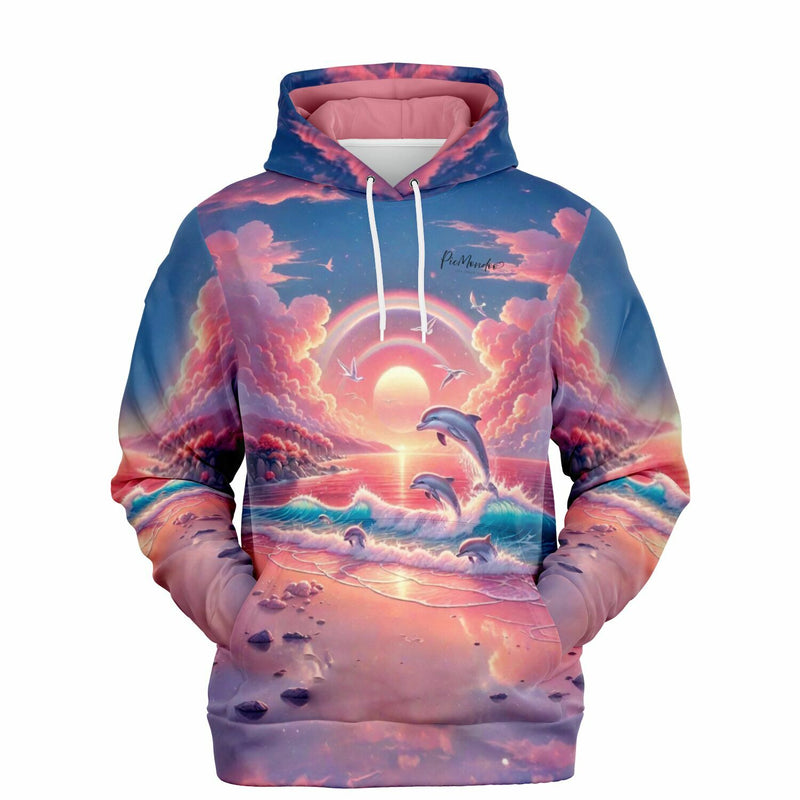 Dreamer Hoodie - Pinkes Meeresrauschen