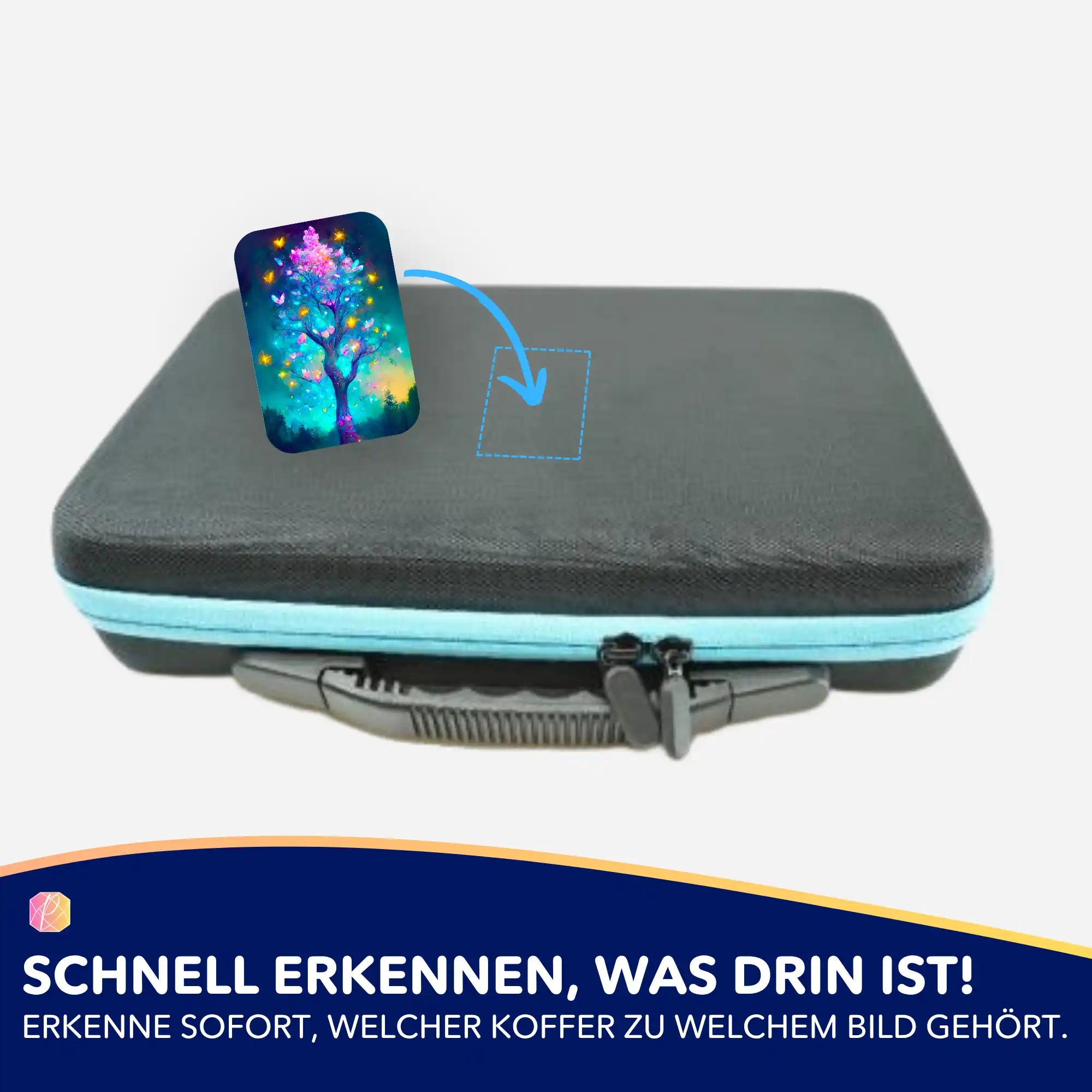 Aufkleber 5er-Set - Schmetterlingsbaum