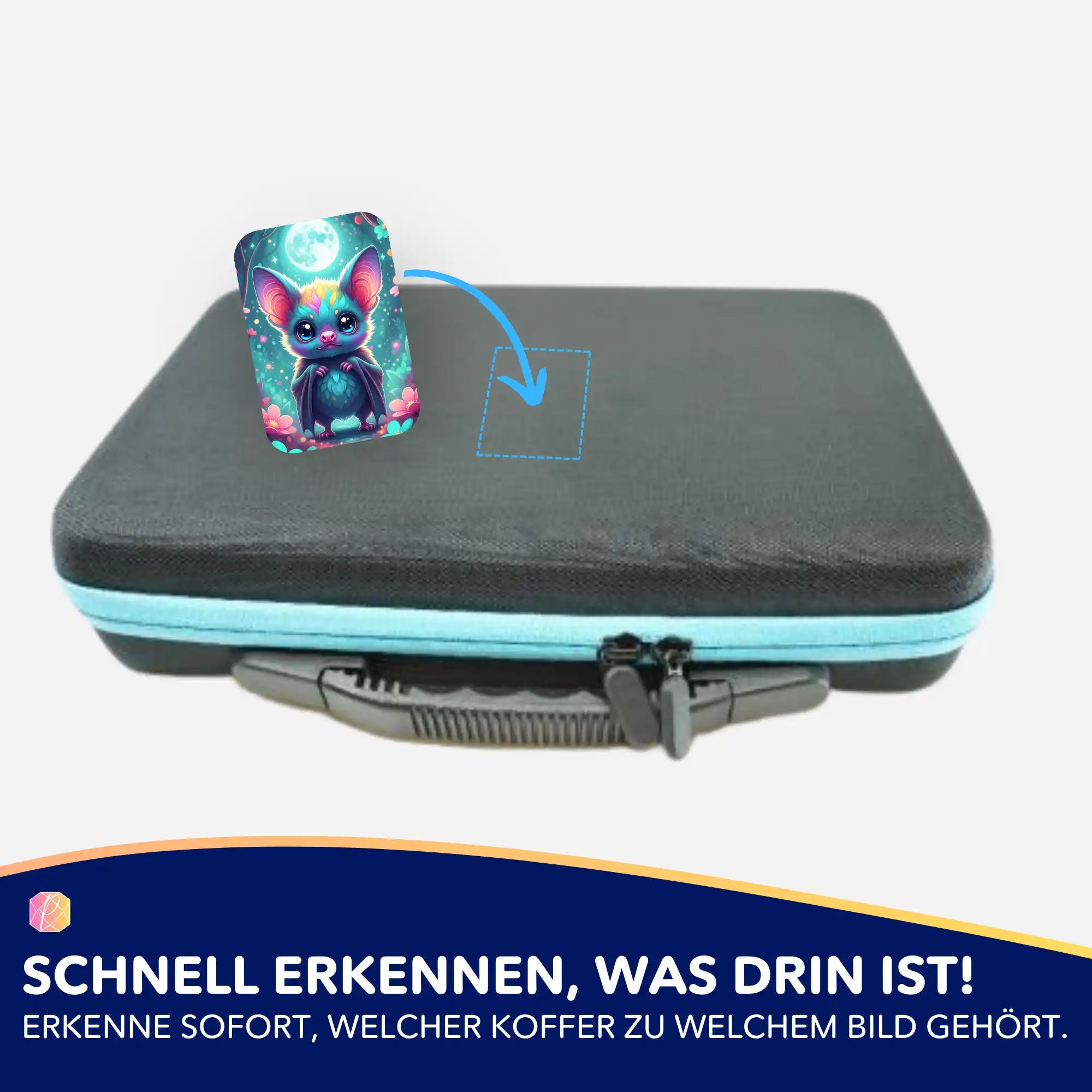 Aufkleber 5er-Set - Freddy Fledermaus
