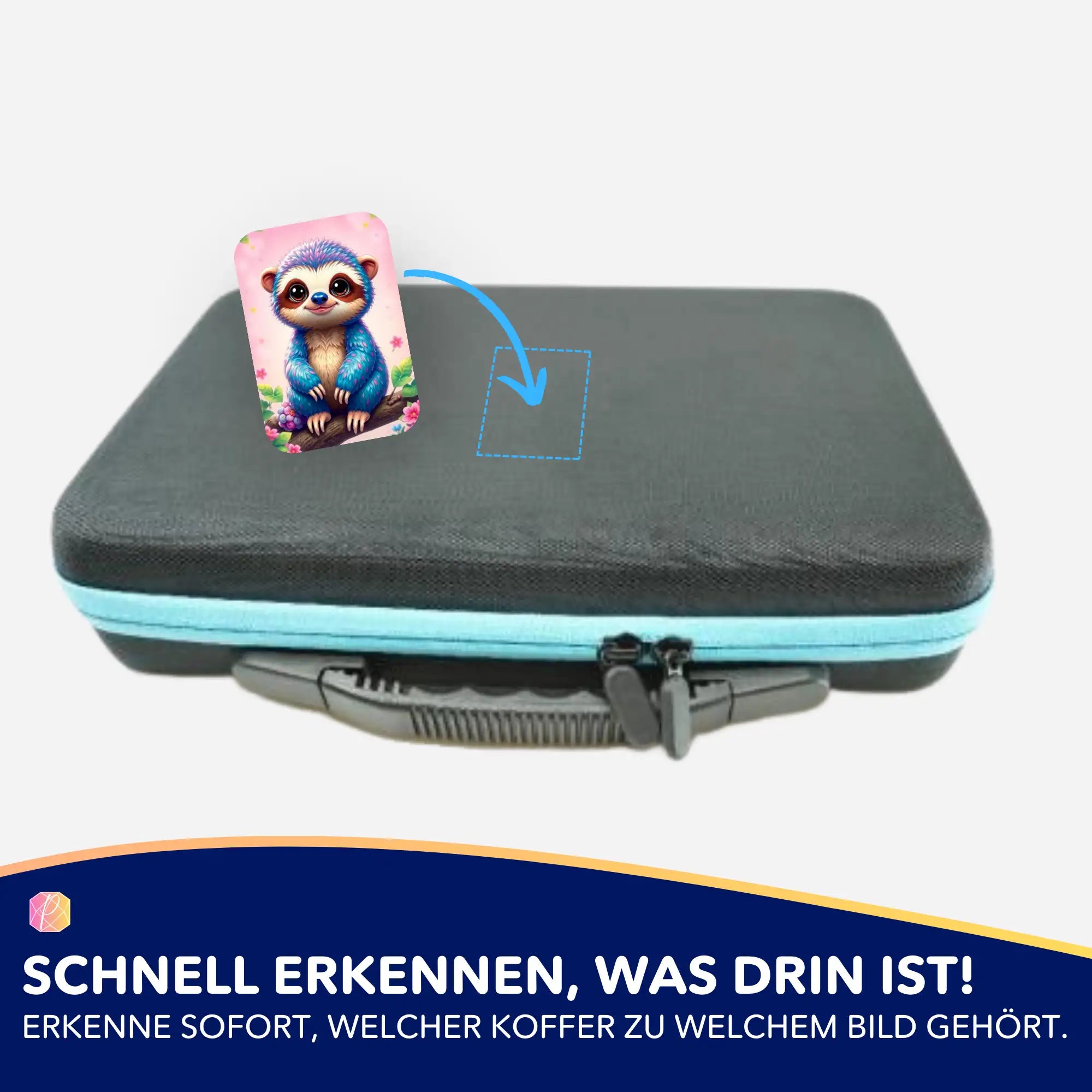 Aufkleber 5er-Set - Kleiner Faulenzer