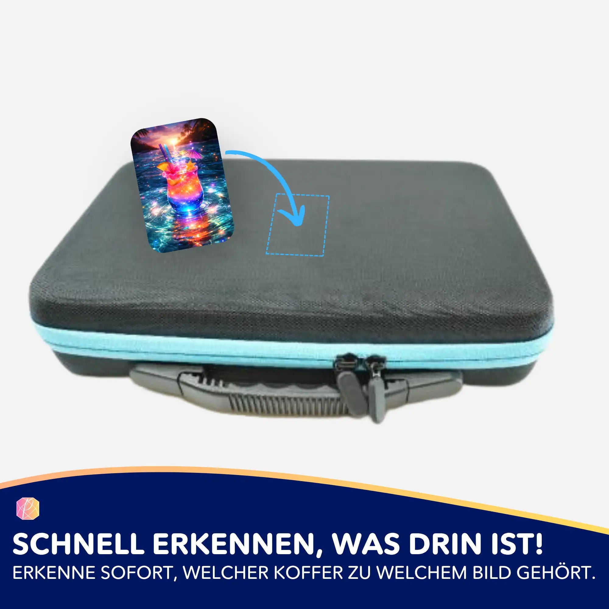 Aufkleber 5er-Set - Bahama Sunset