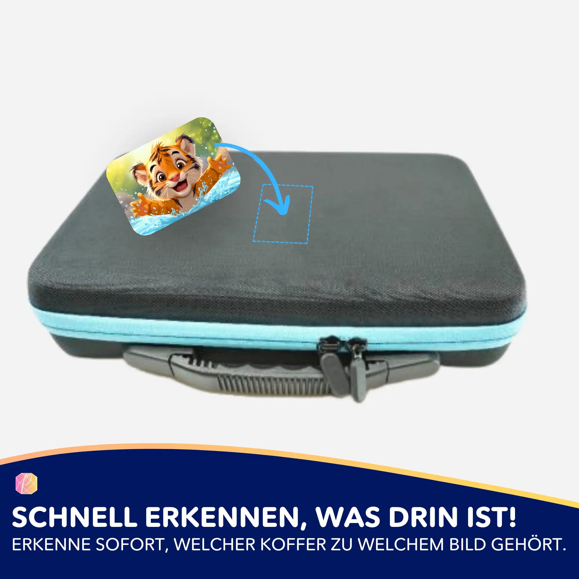 Aufkleber 5er-Set - Platsch ins Glück