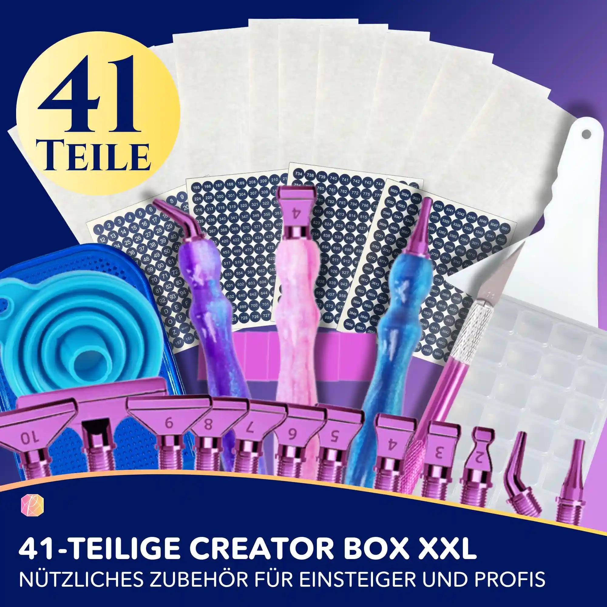 Diamond Painting - Creator Box XXL (41-Teilig)