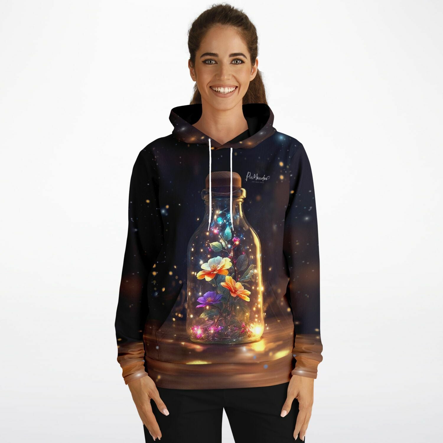 Dreamer Hoodie - Leuchtender Blütenzauber