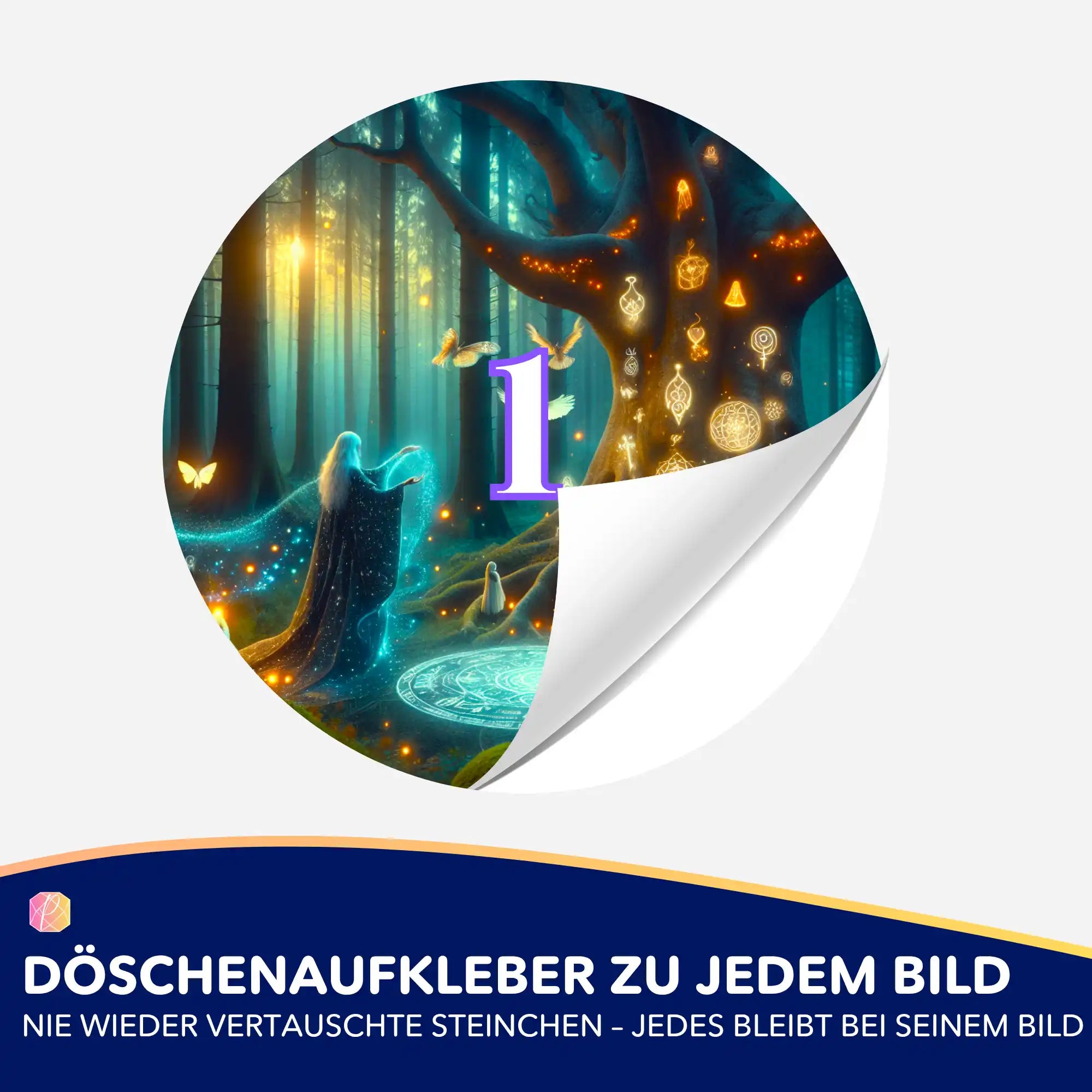Döschenaufkleber - Hexennacht