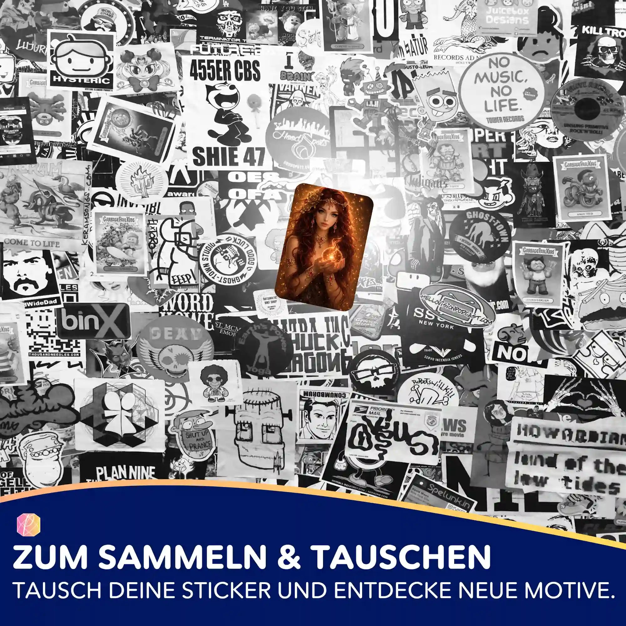Picmondoo Sticker-Set Göttin der Sonne als Zubehör für Diamond Painting Organisation und kreatives Basteln